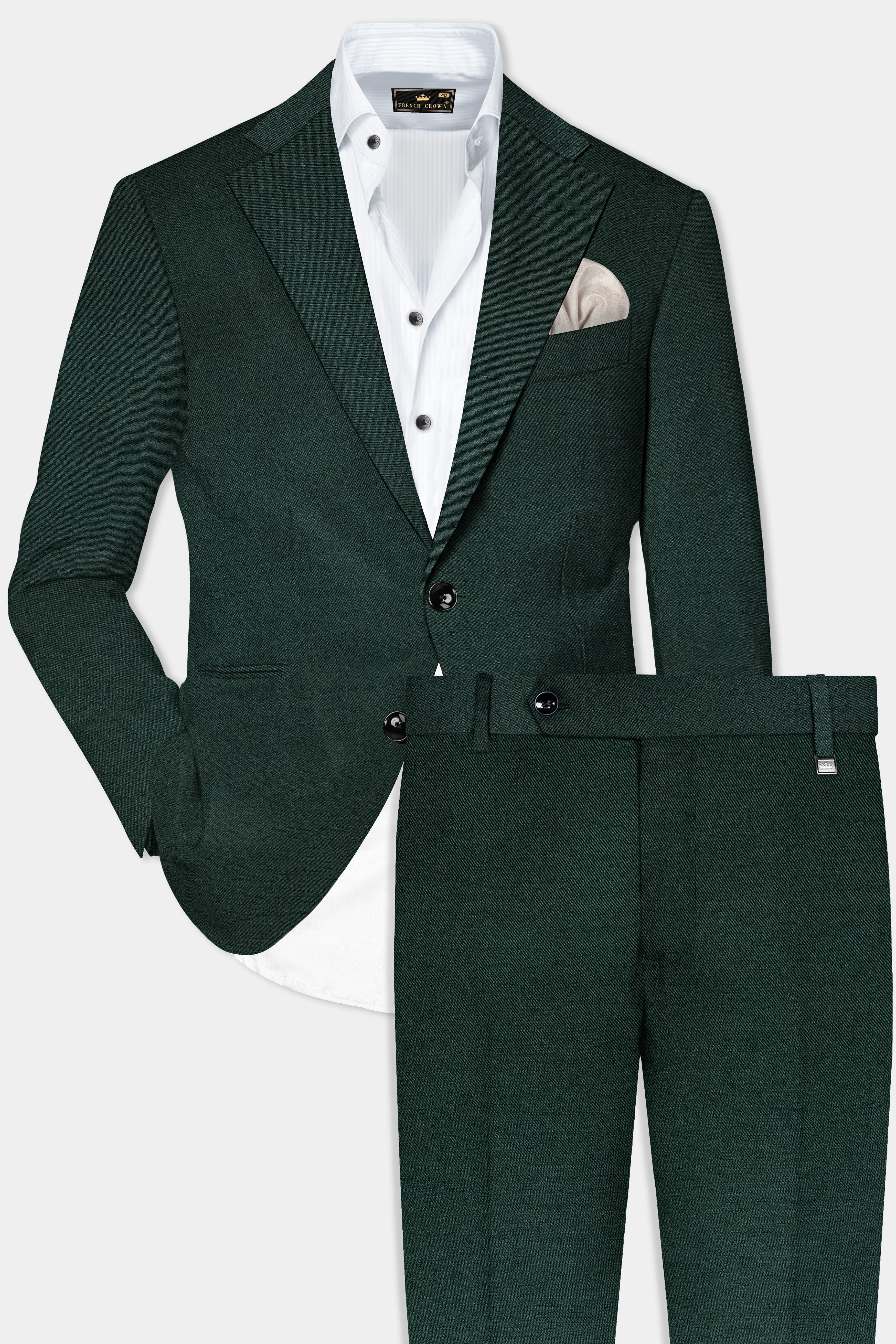 Dianne Green Wool Rich Single Breasted Suit