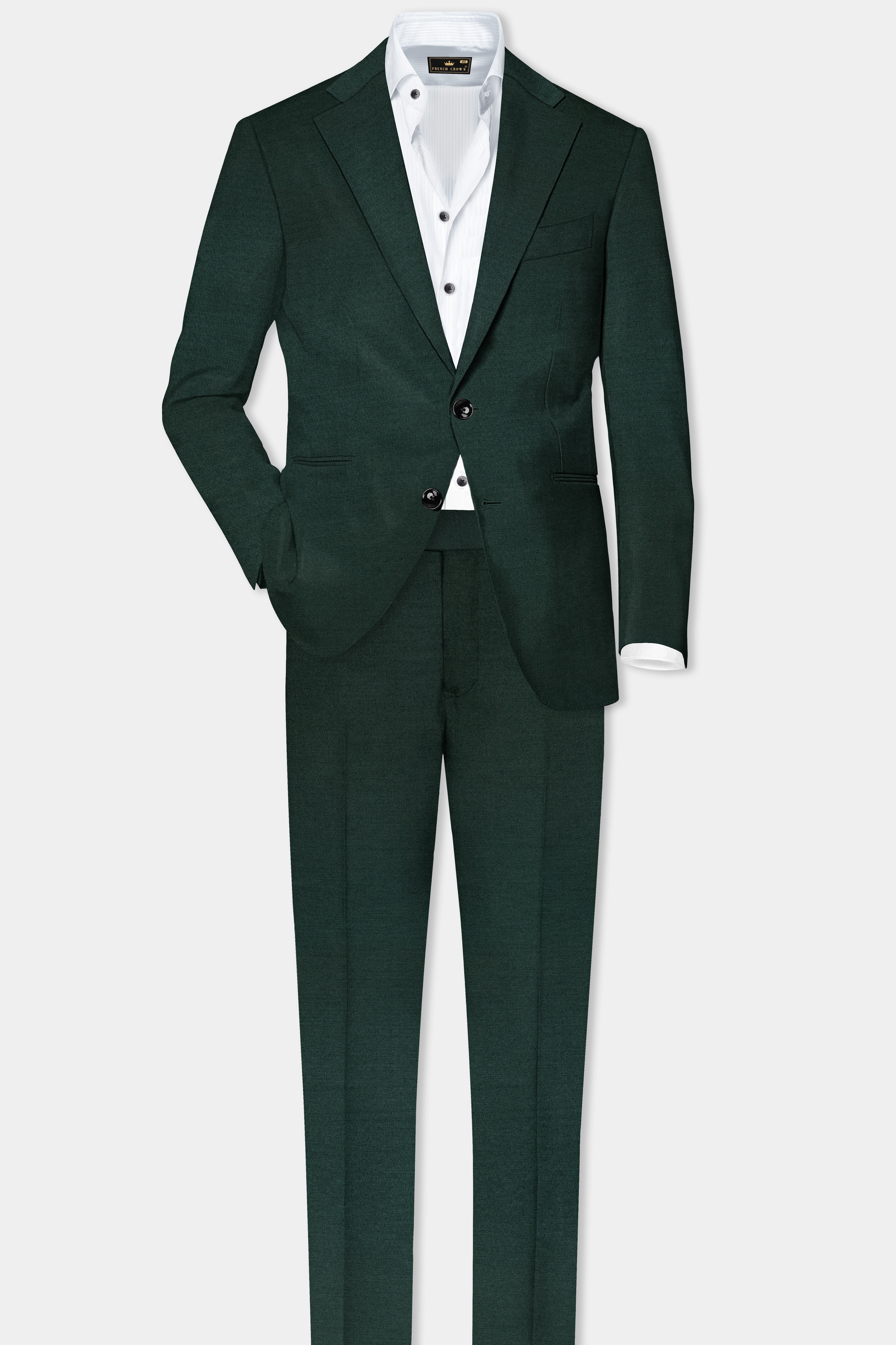 Dianne Green Wool Rich Single Breasted Suit