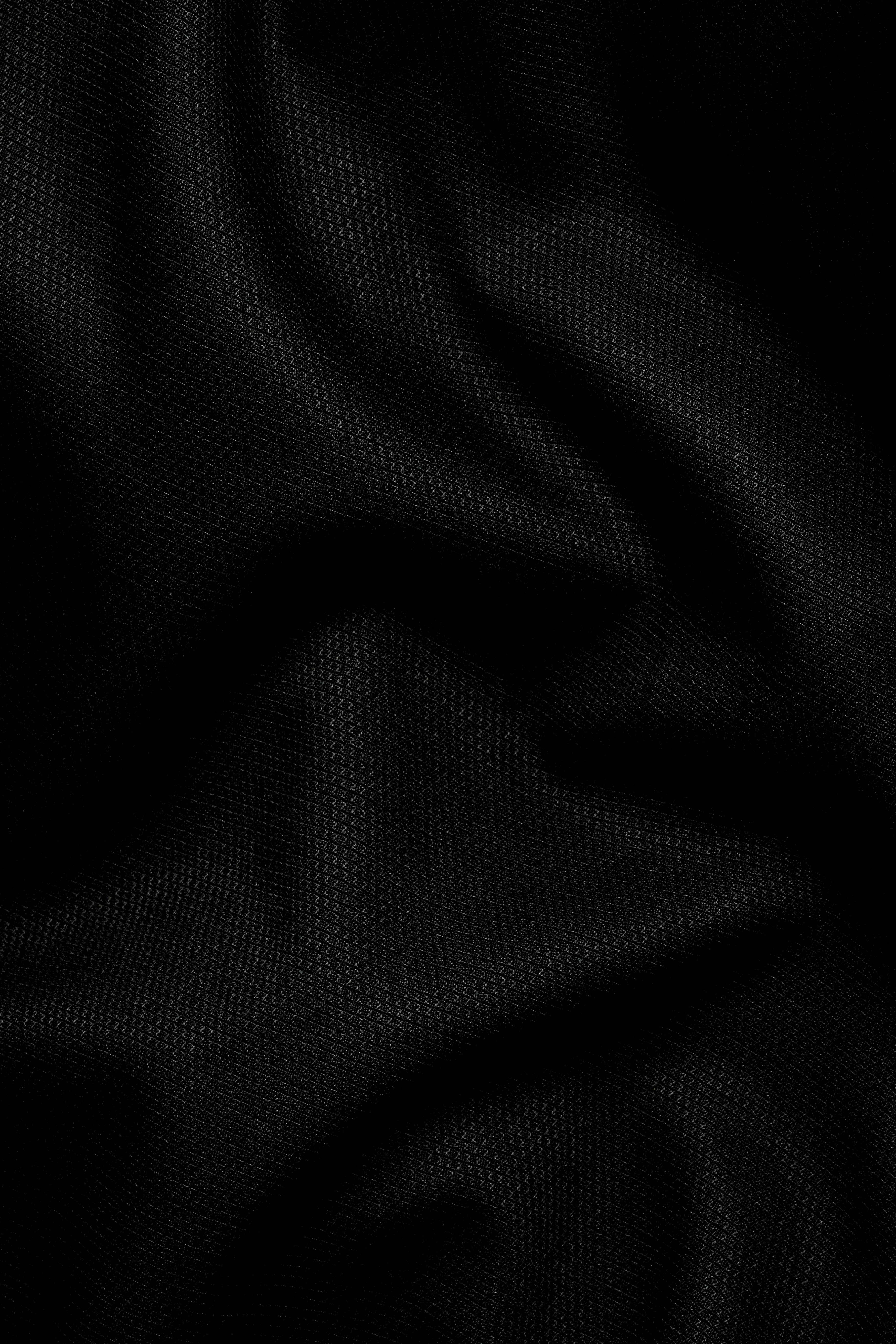 Jade Black Wool Rich Single Breasted Suit