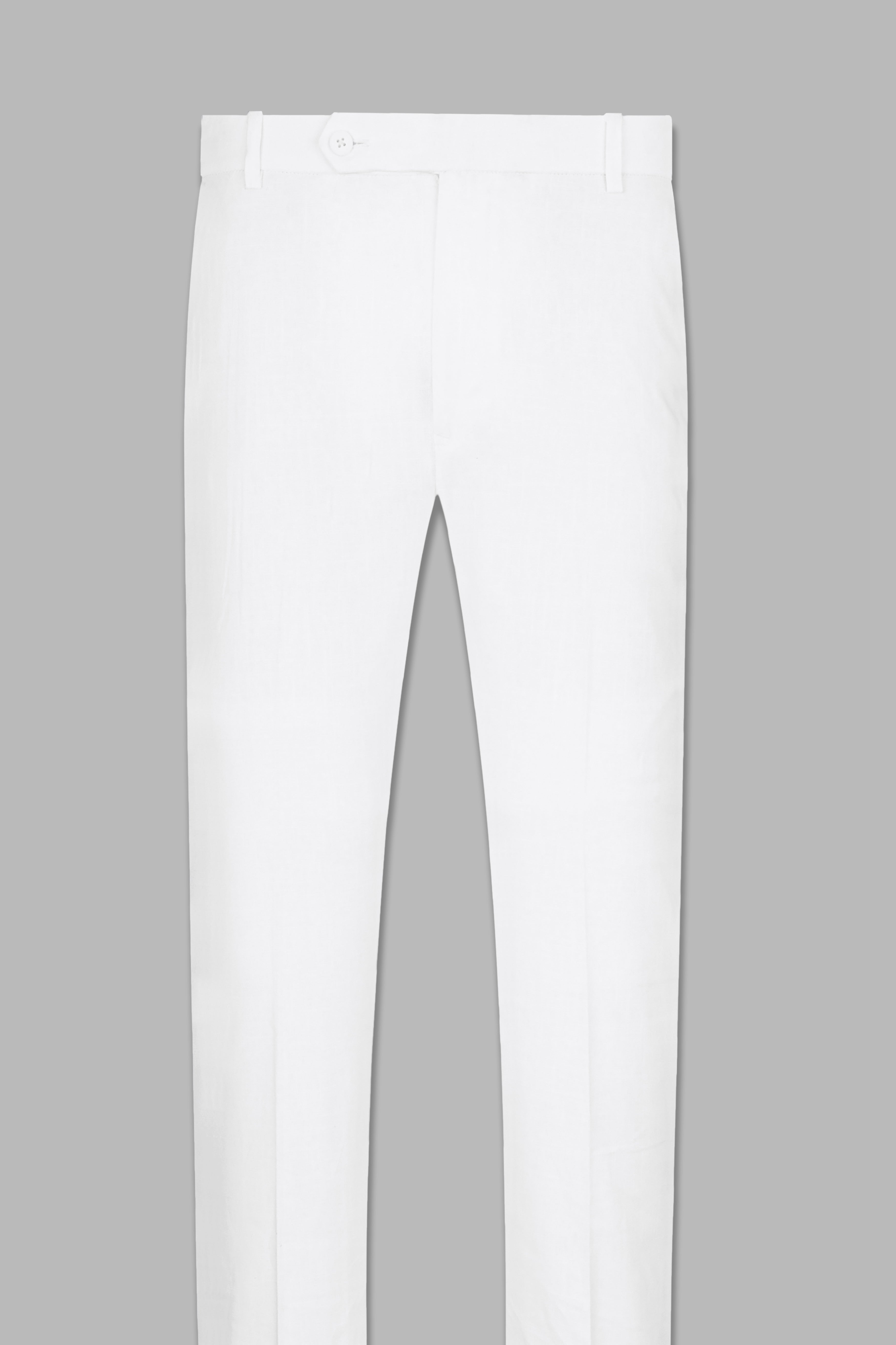 Bright White with Black Hand Painted Designer Suit
