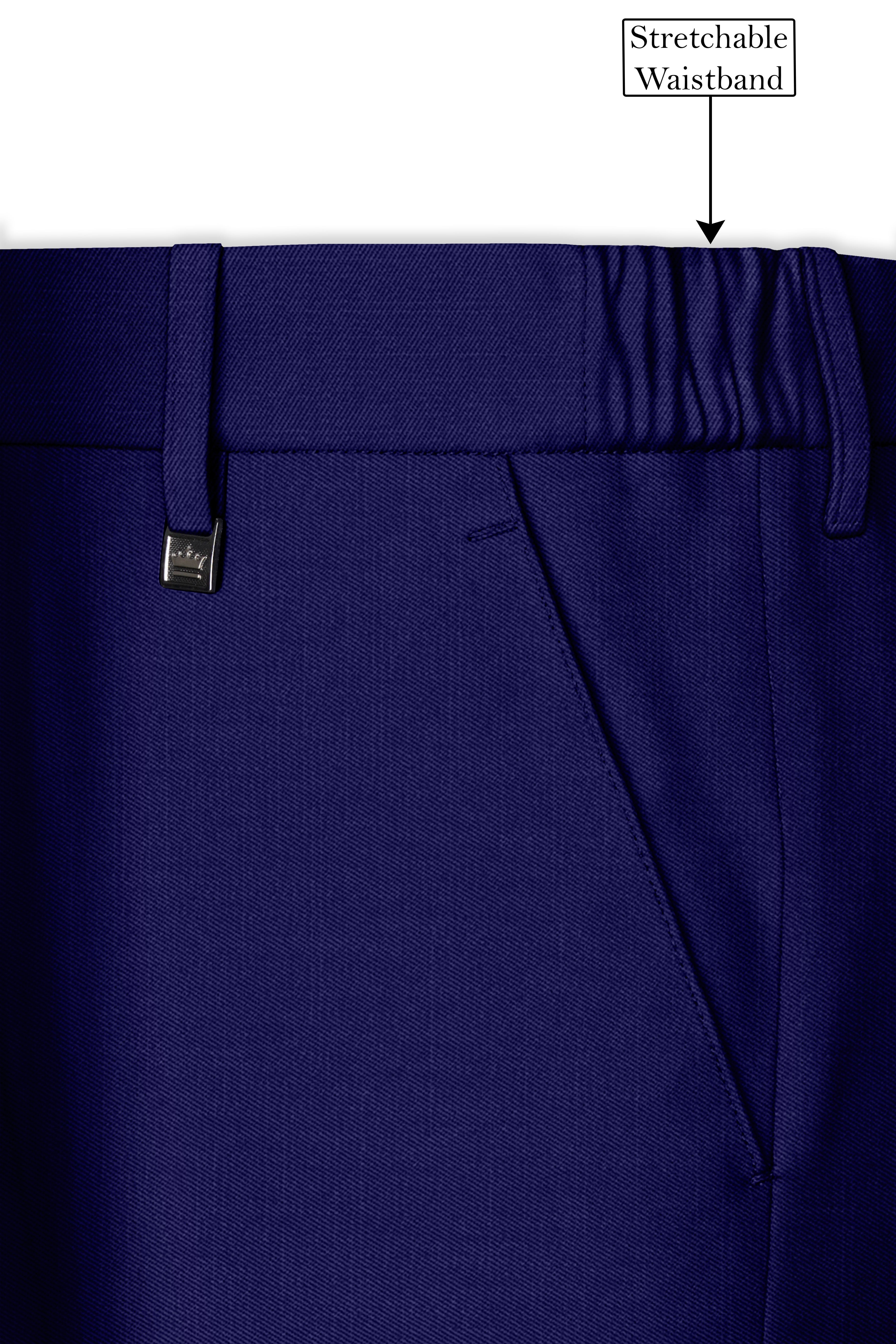 Admiral Blue Wool Rich Single Breasted Suit