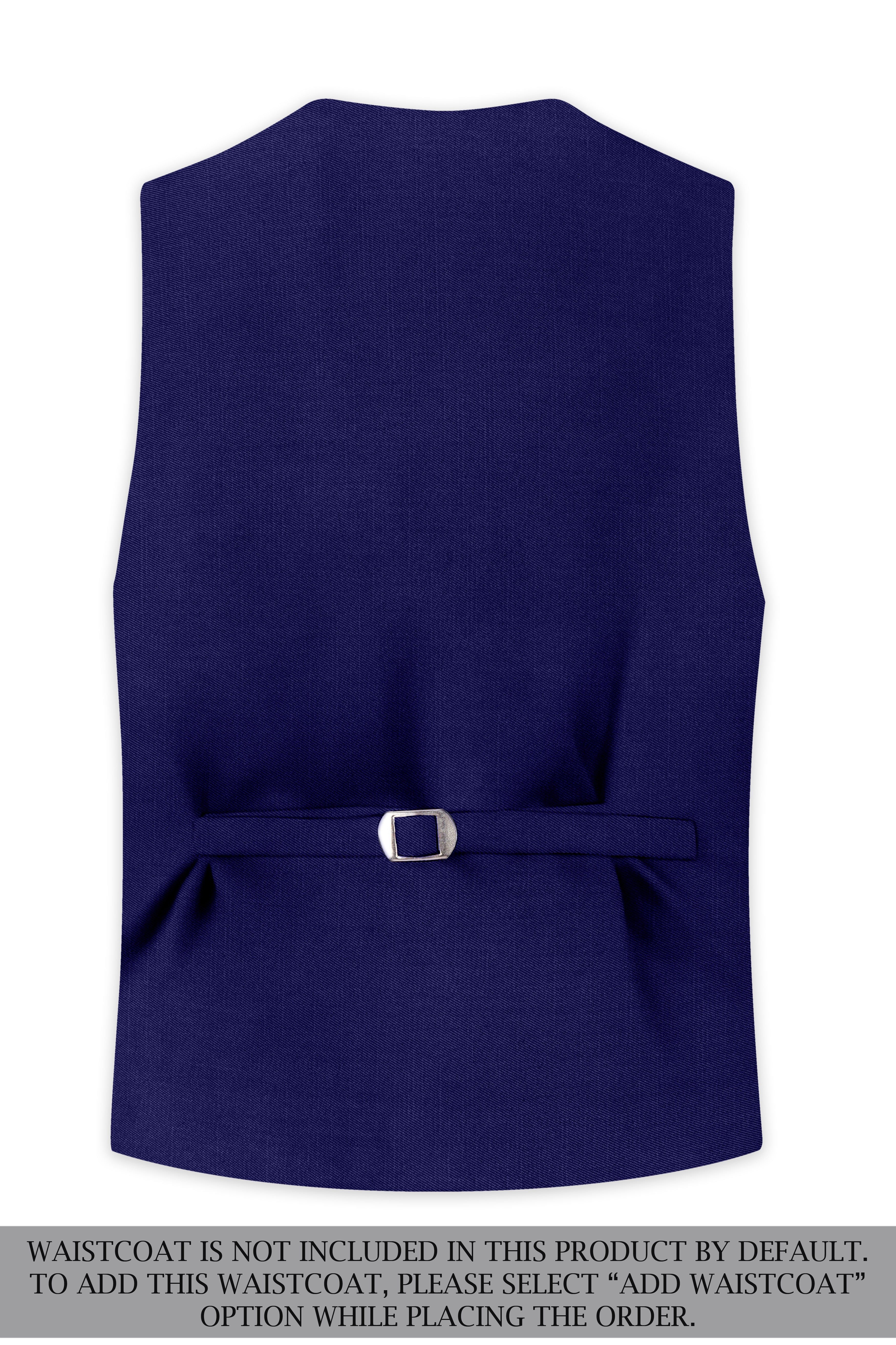 Admiral Blue Wool Rich Single Breasted Suit