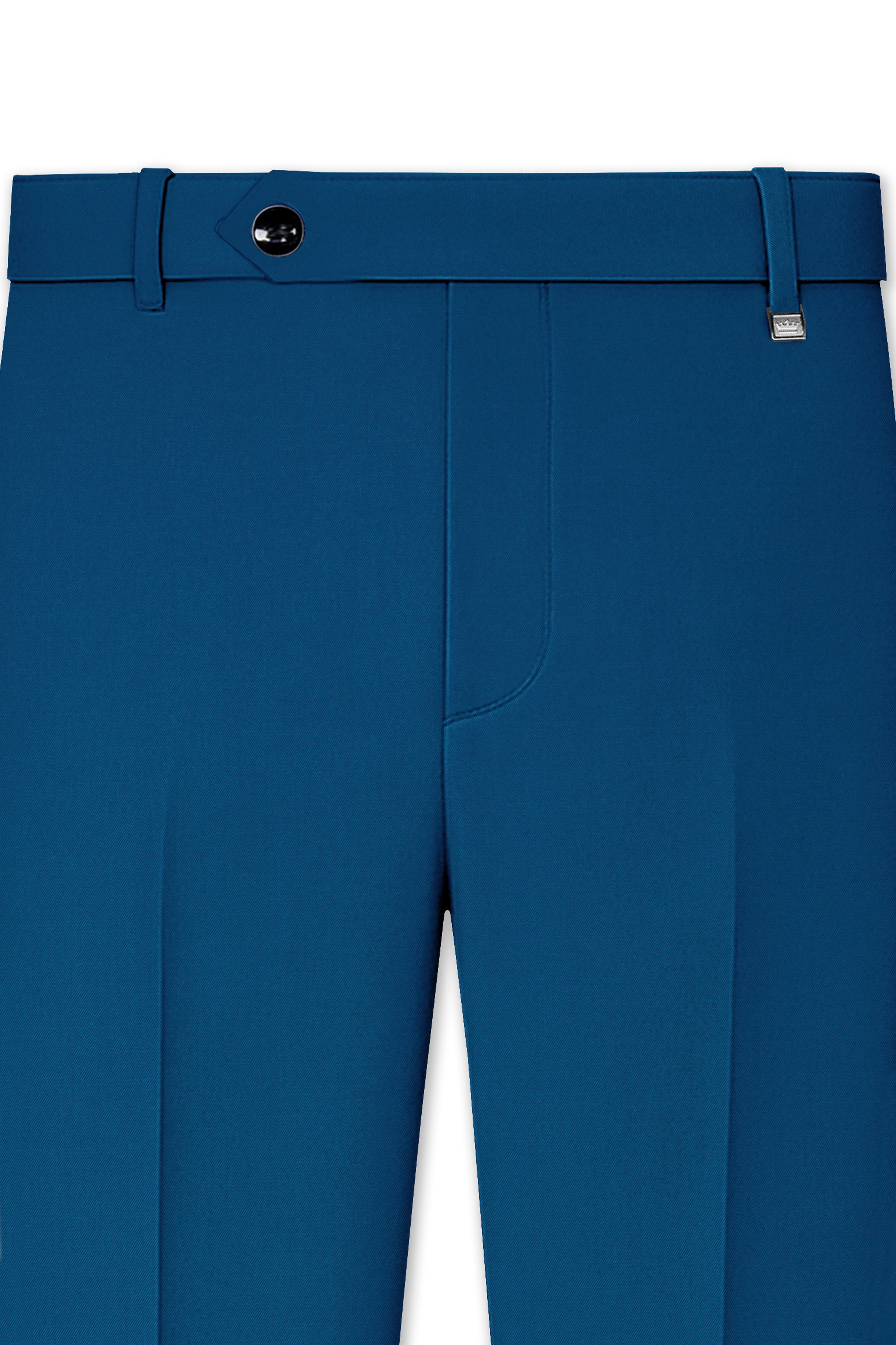 Calypso Blue Wool Rich Tuxedo Suit