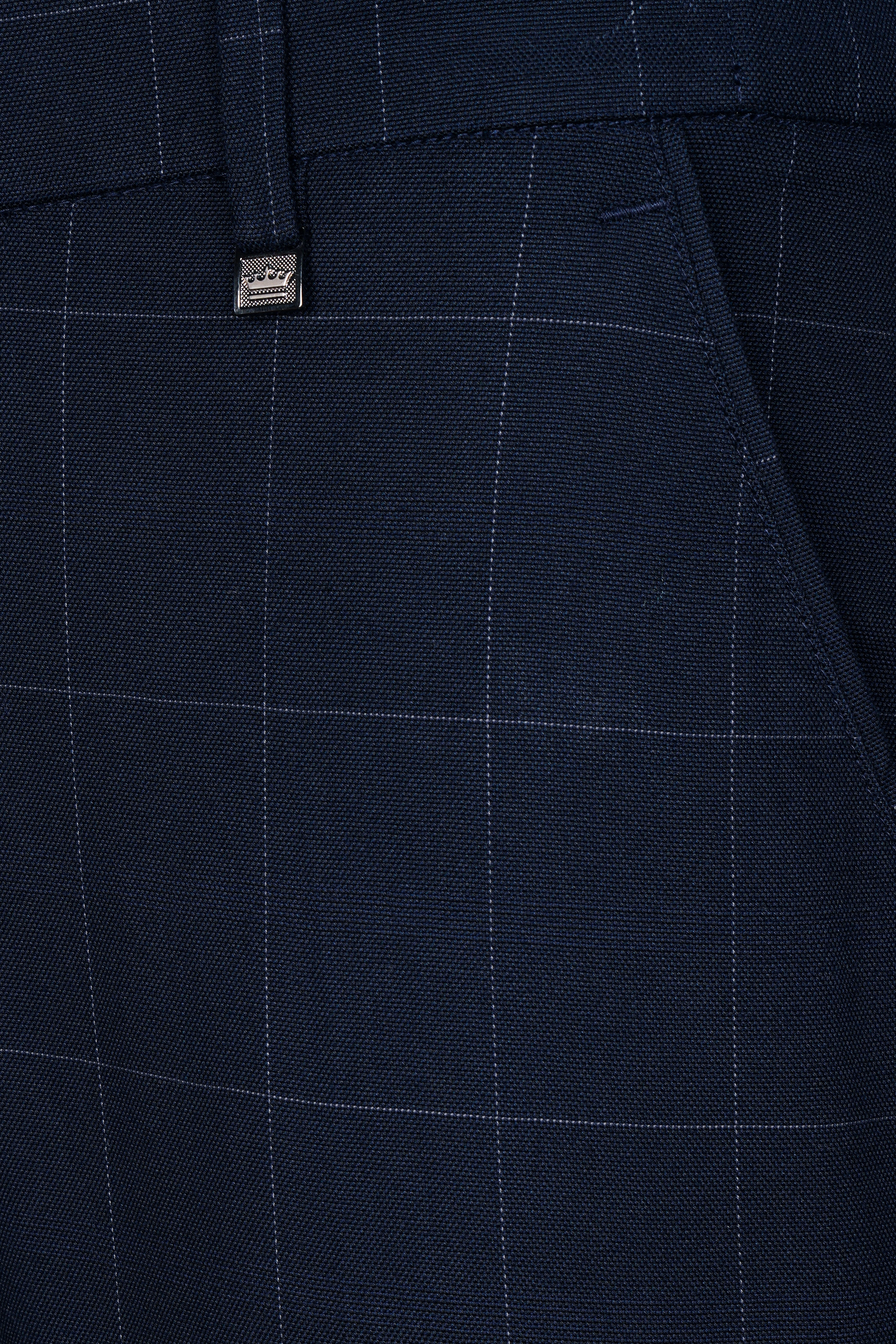 Ebony Blue Windowpane Premium Cotton Double Breasted Suit ST3074-DB-36, ST3074-DB-38, ST3074-DB-40, ST3074-DB-42, ST3074-DB-44, ST3074-DB-46, ST3074-DB-48, ST3074-DB-50, ST3074-DB-52, ST3074-DB-54, ST3074-DB-56, ST3074-DB-58, ST3074-DB-60