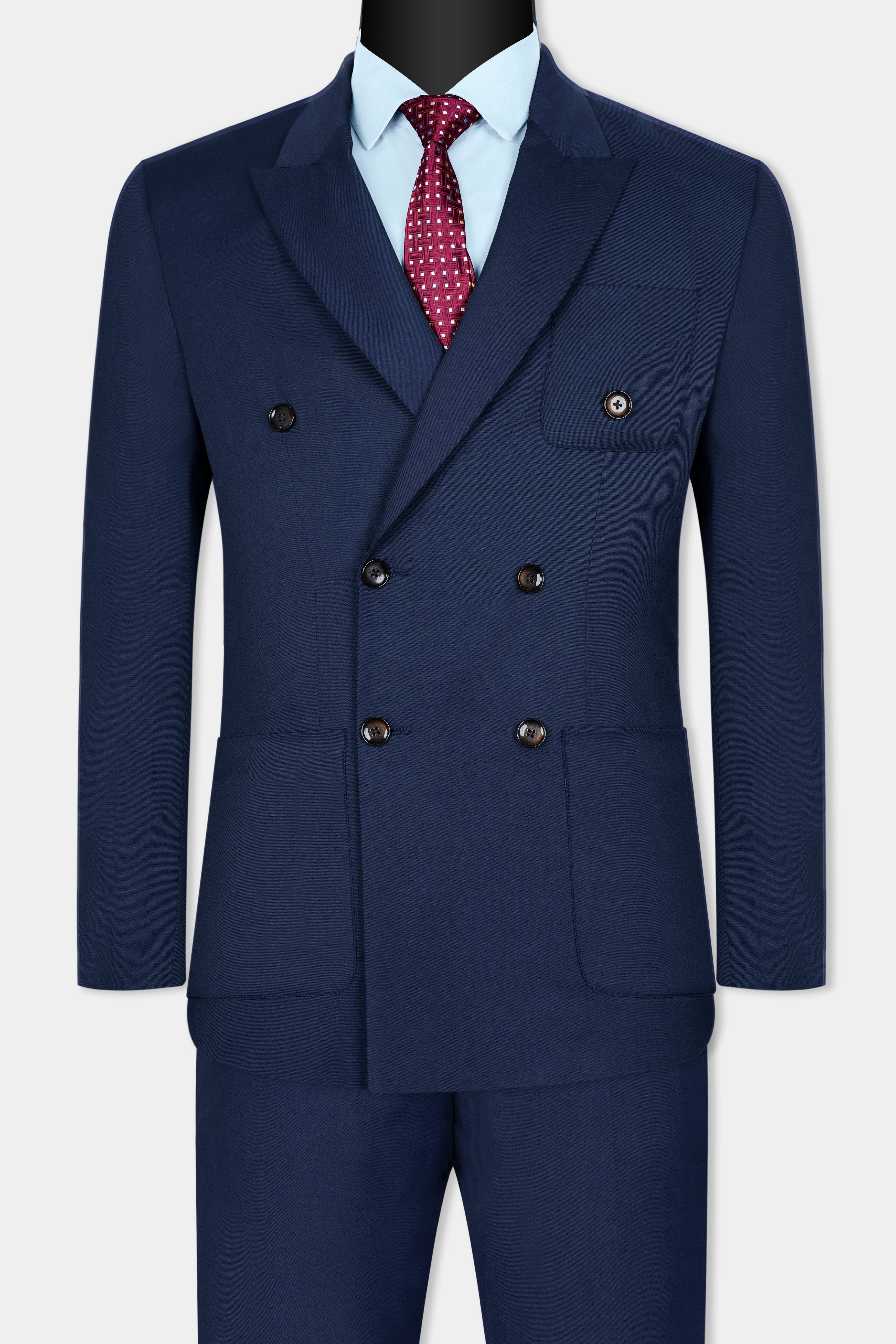 Cloud Burst Blue Wool Rich Double Breasted Sports Suit ST3075-DB-PP-36, ST3075-DB-PP-38, ST3075-DB-PP-40, ST3075-DB-PP-42, ST3075-DB-PP-44, ST3075-DB-PP-46, ST3075-DB-PP-48, ST3075-DB-PP-50, ST3075-DB-PP-52, ST3075-DB-PP-54, ST3075-DB-PP-56, ST3075-DB-PP-58, ST3075-DB-PP-60