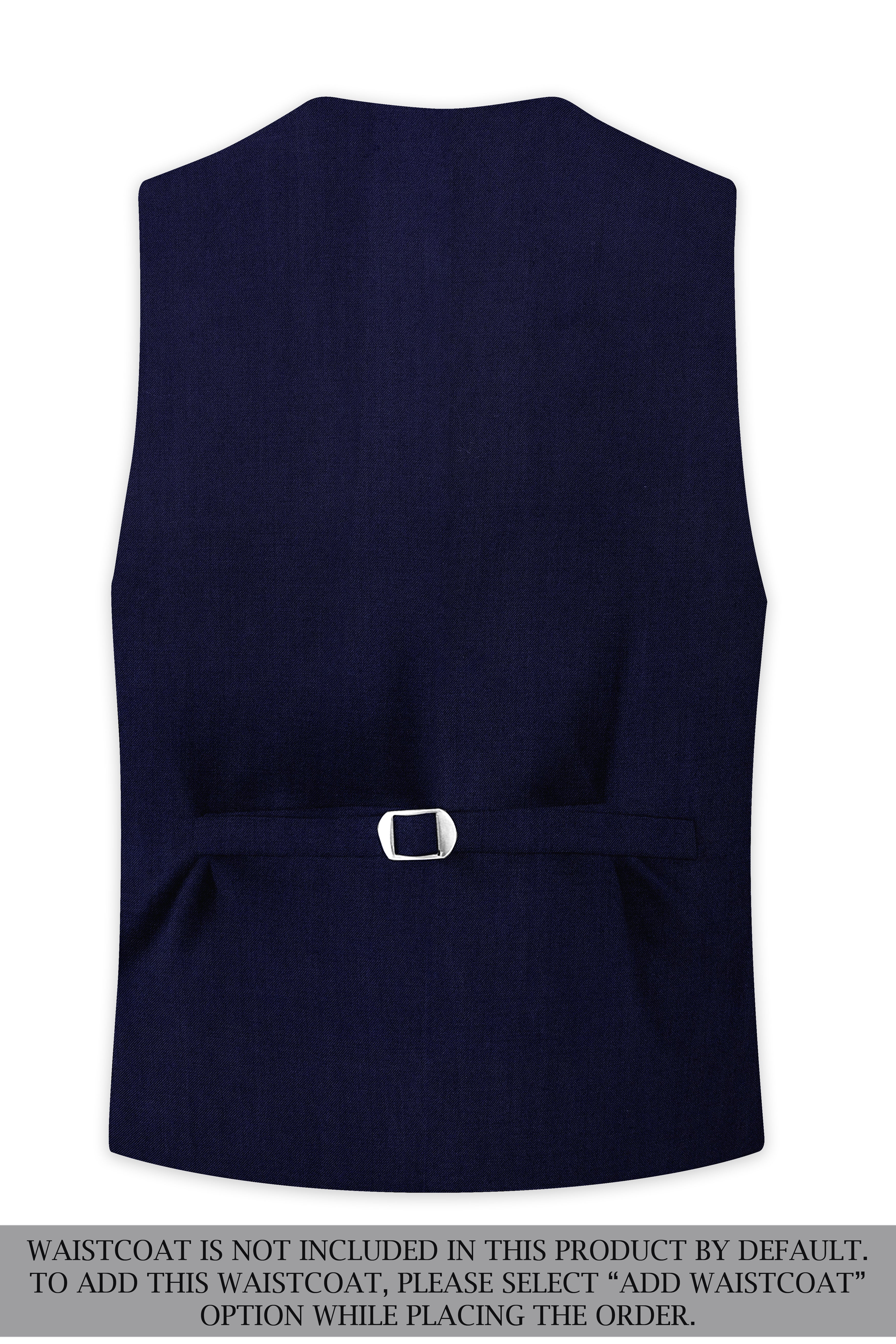 Cinder Blue Wool Rich Double Breasted Sports Suit