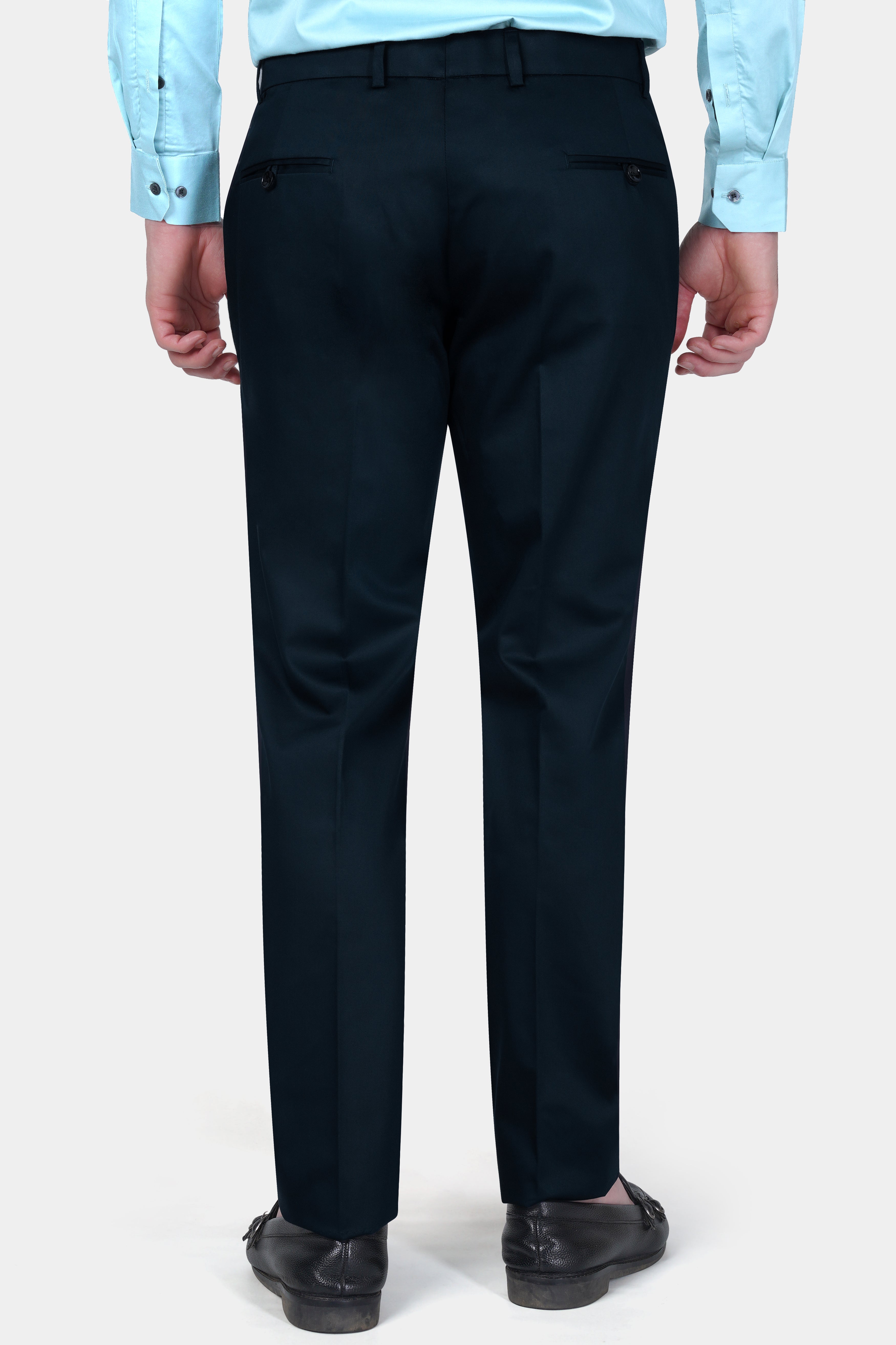 Buy Men Grey Textured Slim Fit Formal Trousers Online - 707759 | Peter  England