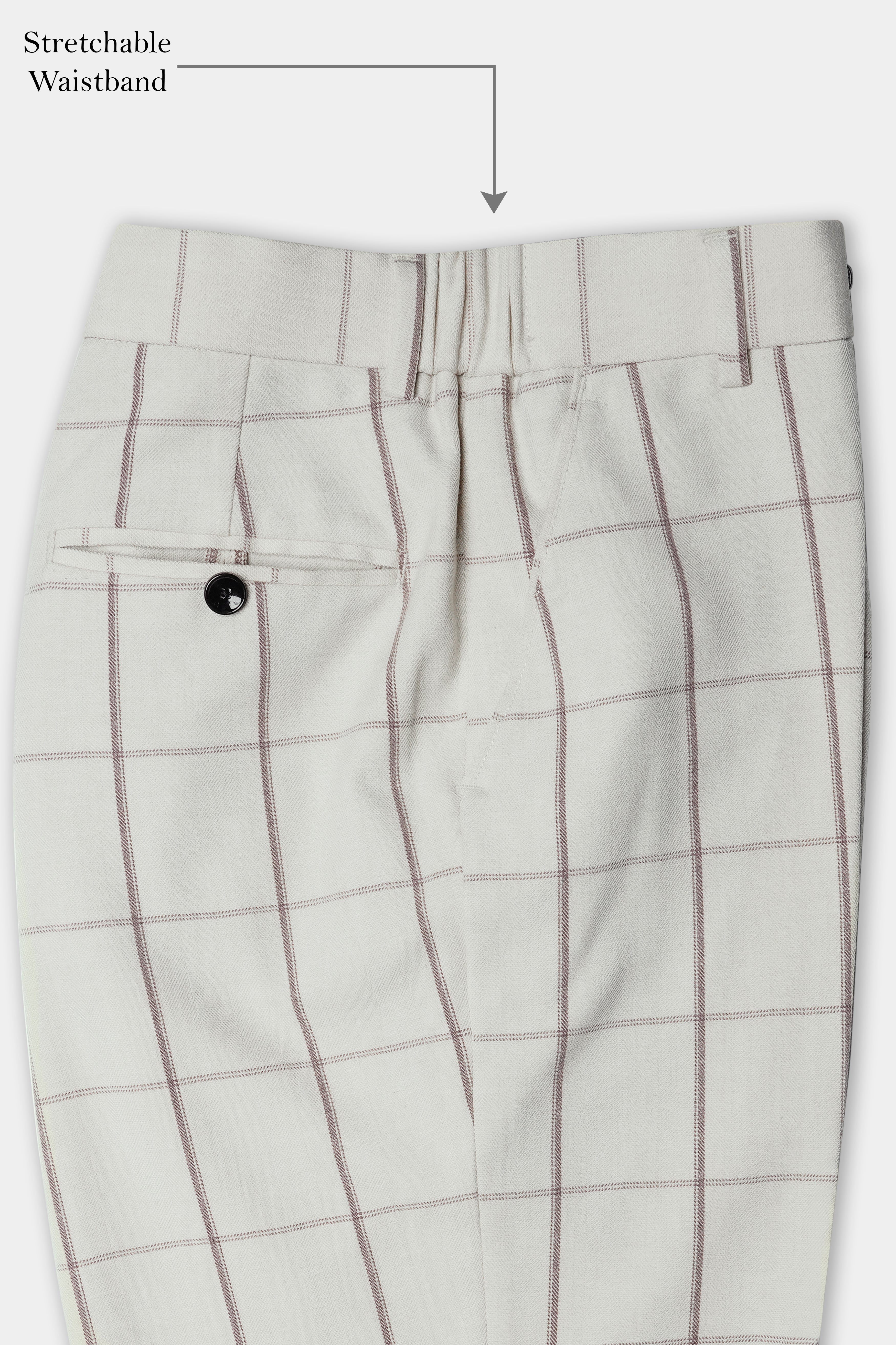 Iron Cream Windowpane Wool Rich Double Breasted Suit ST3116-DB-36, ST3116-DB-38, ST3116-DB-40, ST3116-DB-42, ST3116-DB-44, ST3116-DB-46, ST3116-DB-48, ST3116-DB-50, ST3116-DB-52, ST3116-DB-54, ST3116-DB-56, ST3116-DB-58, ST3116-DB-60