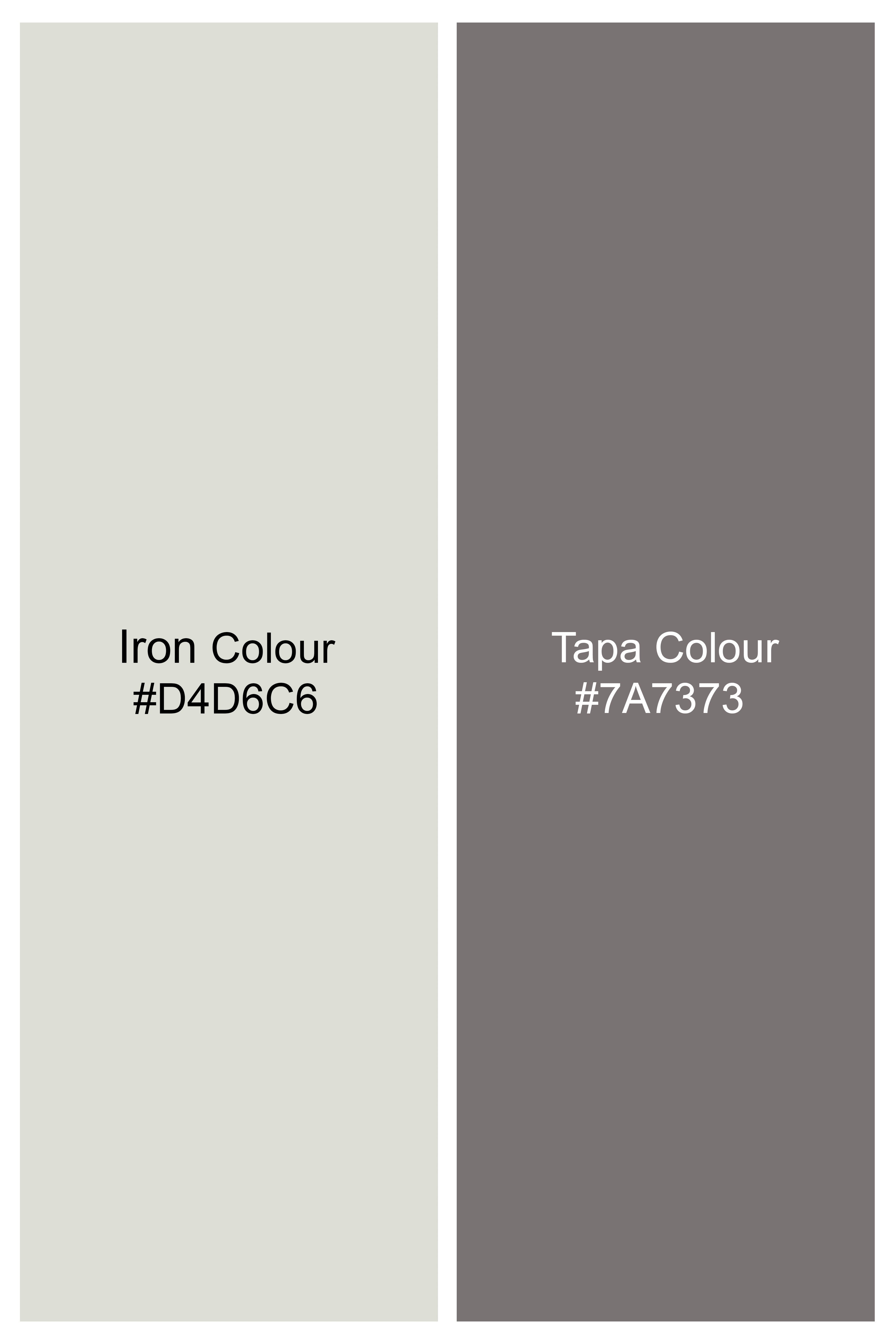 Iron Cream Windowpane Wool Rich Double Breasted Suit ST3116-DB-36, ST3116-DB-38, ST3116-DB-40, ST3116-DB-42, ST3116-DB-44, ST3116-DB-46, ST3116-DB-48, ST3116-DB-50, ST3116-DB-52, ST3116-DB-54, ST3116-DB-56, ST3116-DB-58, ST3116-DB-60