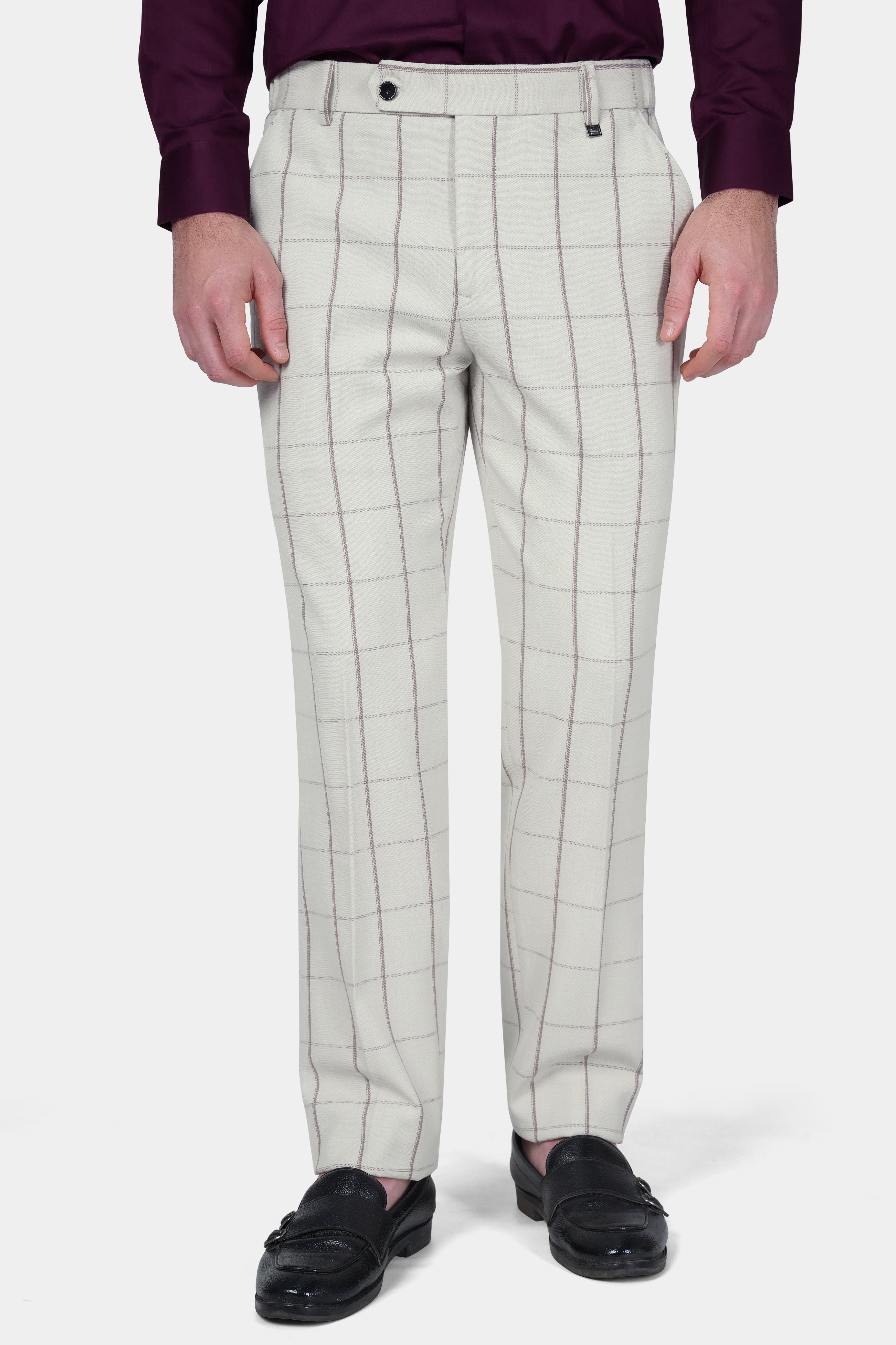 Iron Cream Windowpane Wool Rich Double Breasted Suit ST3116-DB-36, ST3116-DB-38, ST3116-DB-40, ST3116-DB-42, ST3116-DB-44, ST3116-DB-46, ST3116-DB-48, ST3116-DB-50, ST3116-DB-52, ST3116-DB-54, ST3116-DB-56, ST3116-DB-58, ST3116-DB-60