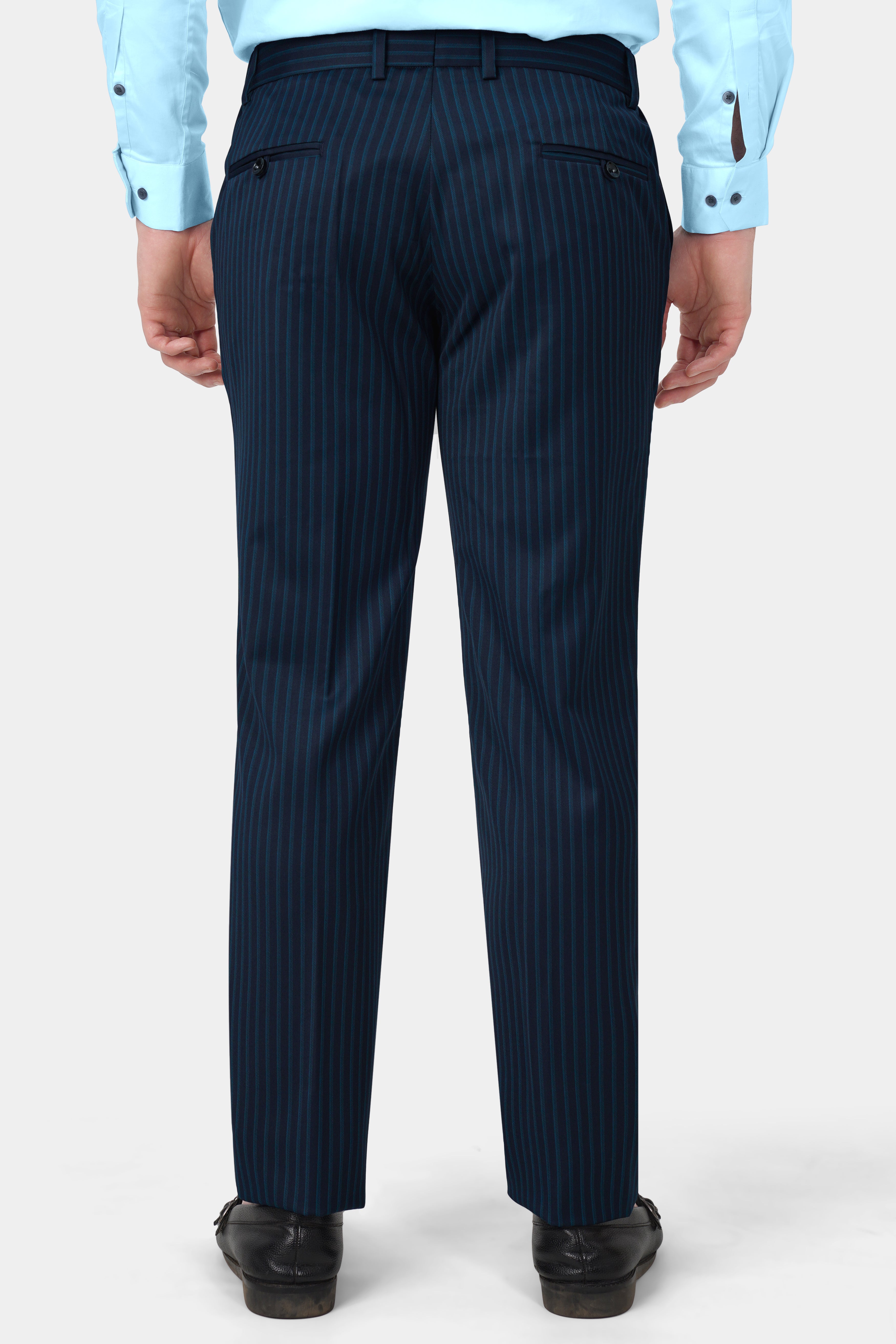 Ebony Blue and Marine Blue Pin Striped Wool Rich Suit ST3127-SB-36, ST3127-SB-38, ST3127-SB-40, ST3127-SB-42, ST3127-SB-44, ST3127-SB-46, ST3127-SB-48, ST3127-SB-50, ST3127-SB-52, ST3127-SB-54, ST3127-SB-56, ST3127-SB-58, ST3127-SB-60