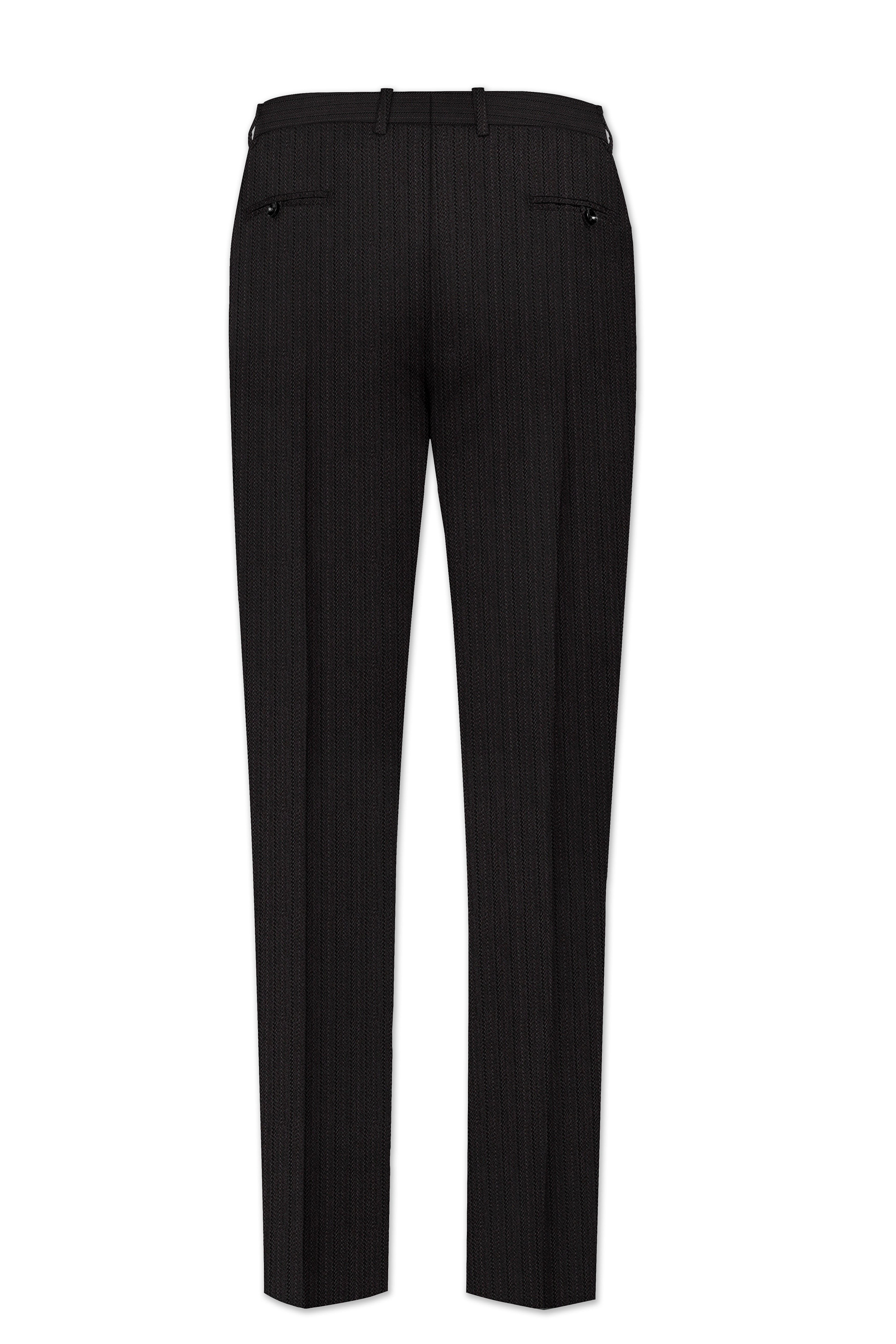 Iridium Gray Hand Stitched Lapels Wool Rich Double Breasted Designer Suit