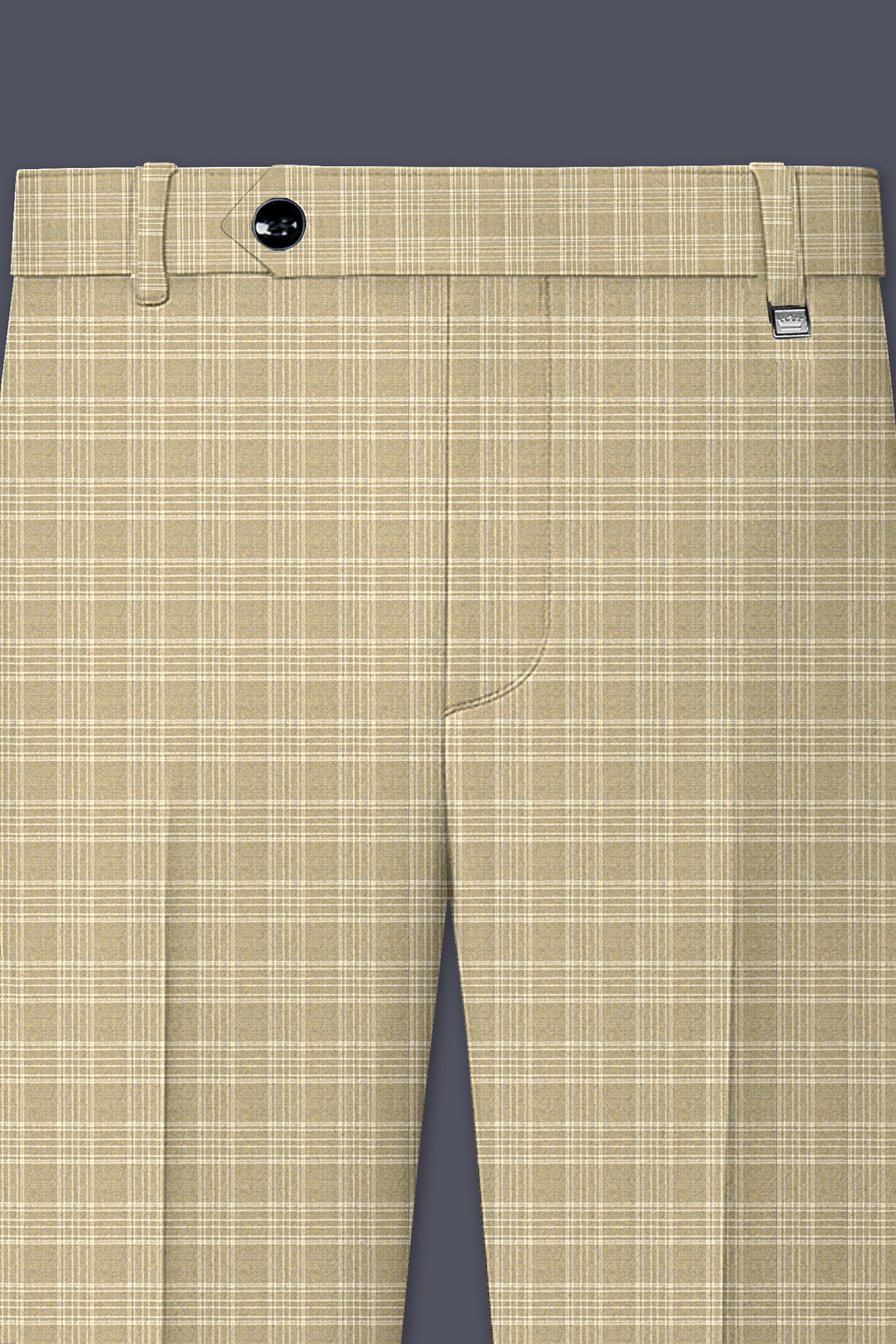 Oyster Brown Plaid Wool Rich Suit