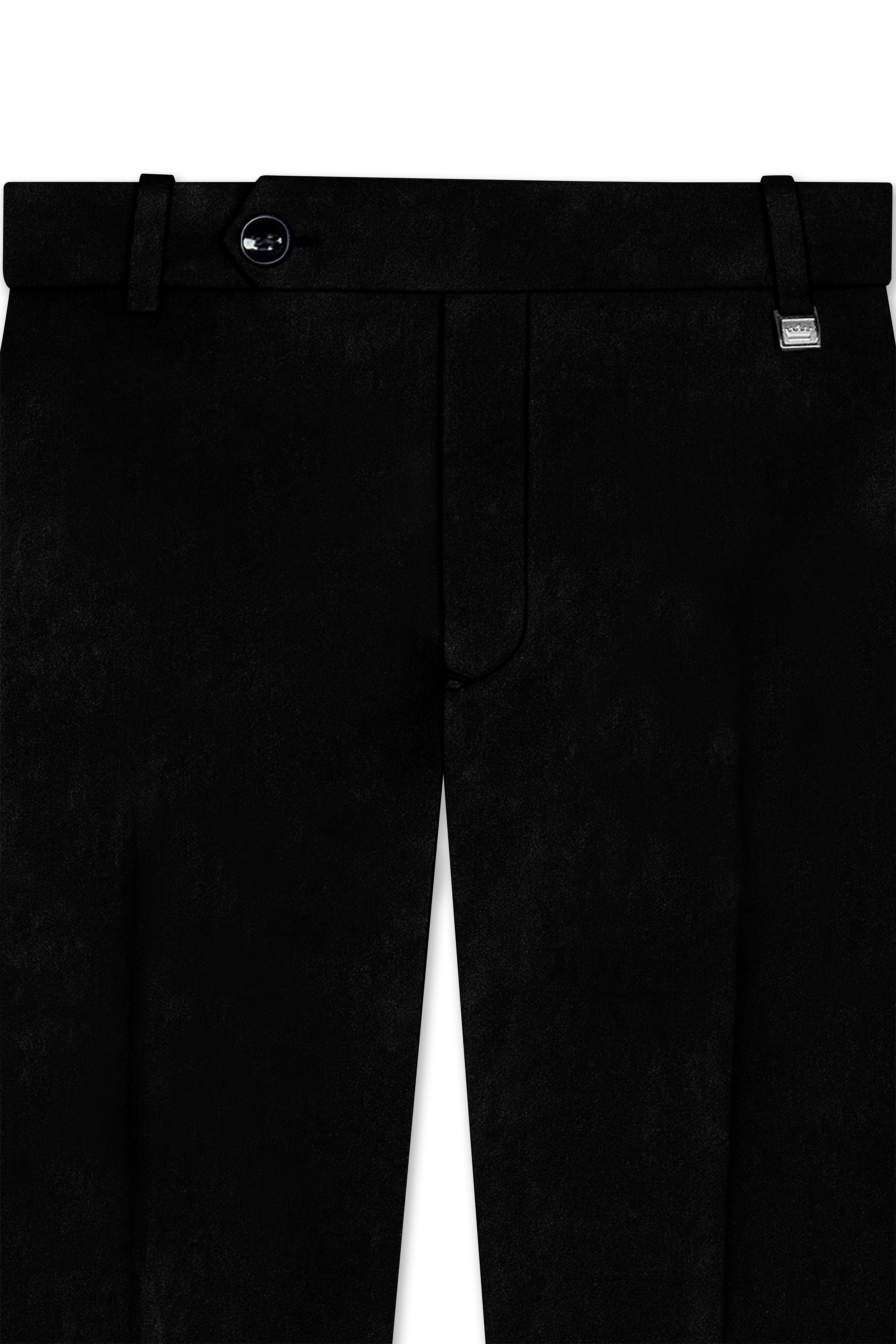 Jade Black Velvet Tuxedo Suit