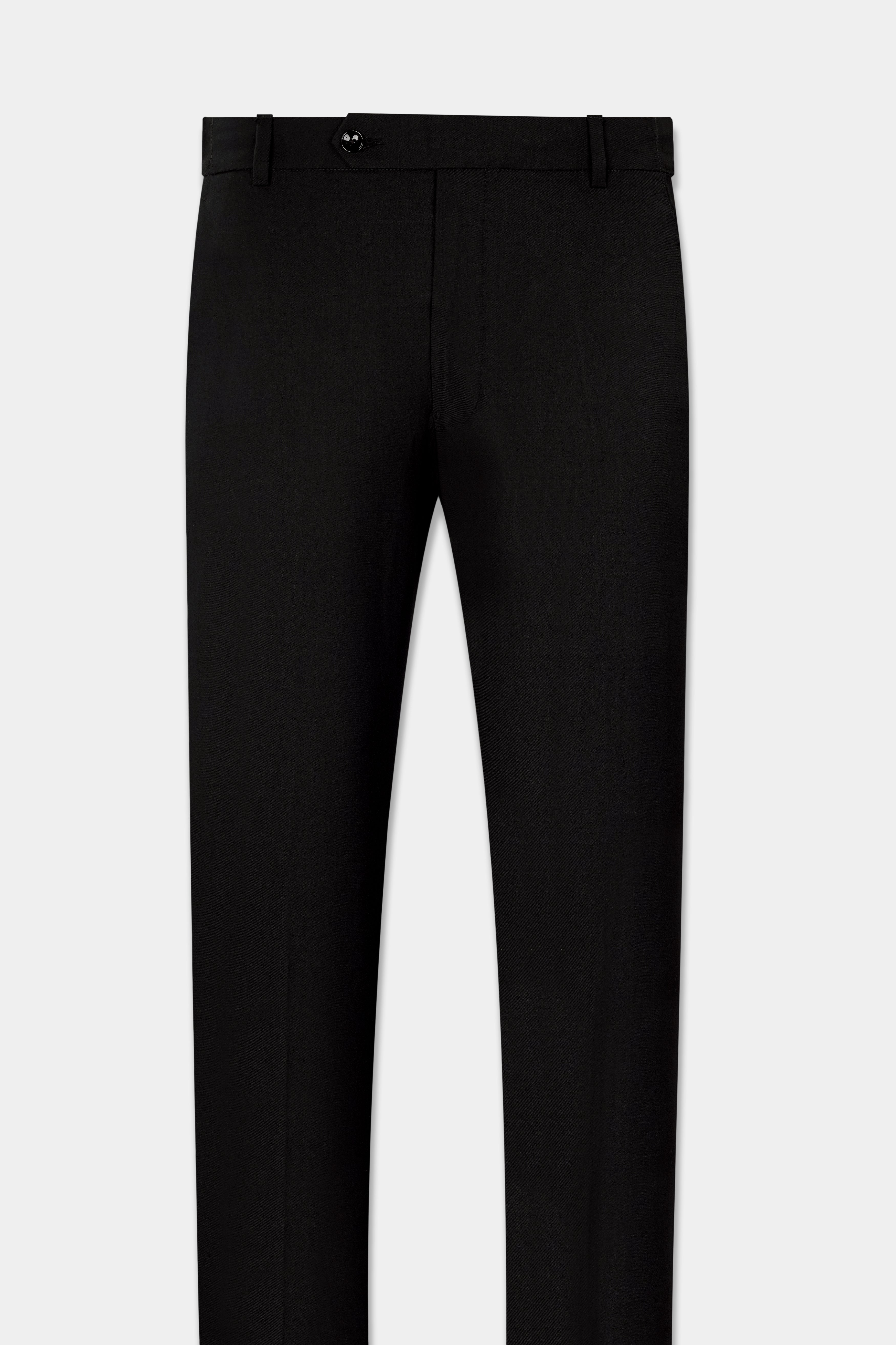 Jade Black Velvet Tuxedo Suit