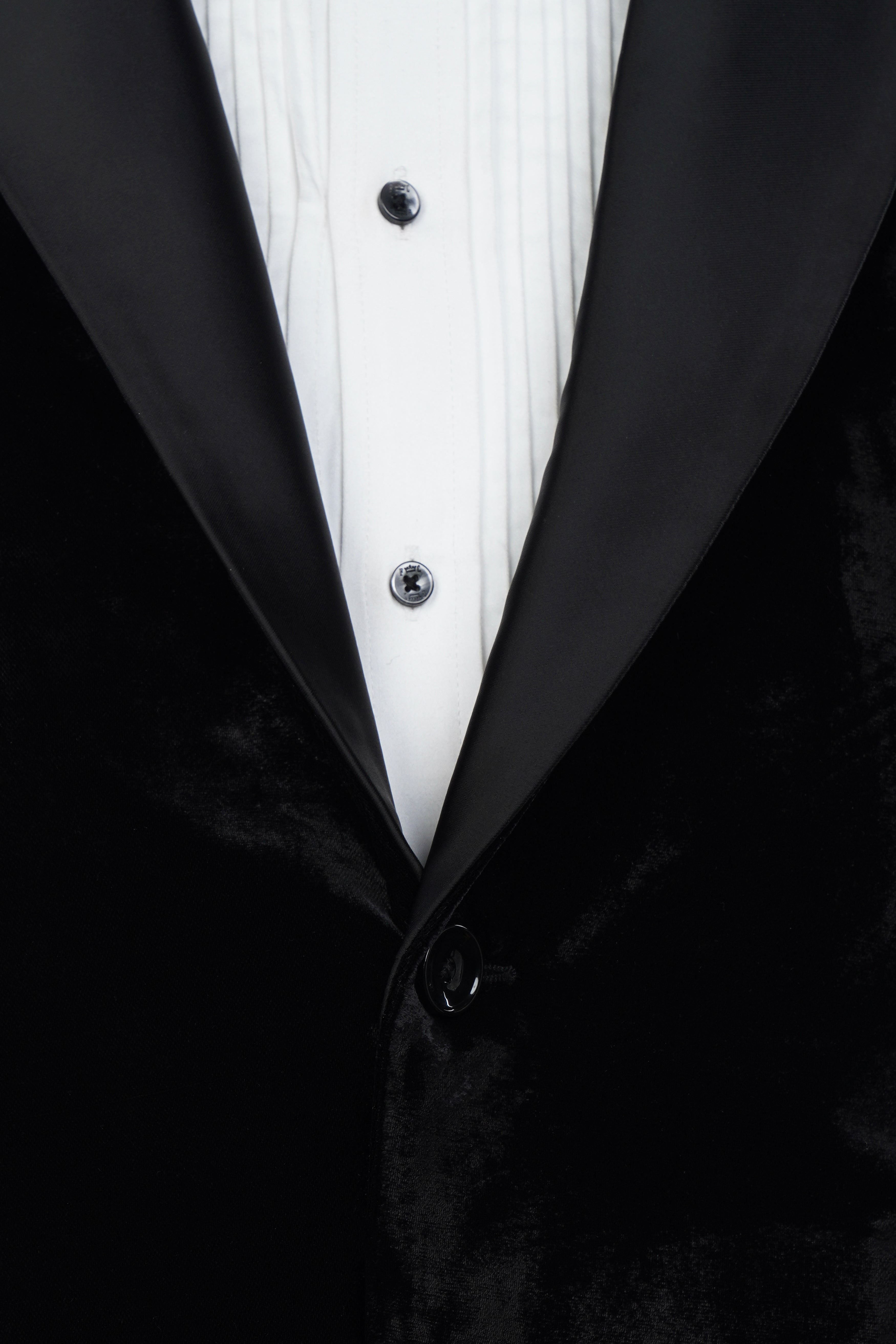 Jade Black Velvet Tuxedo Suit