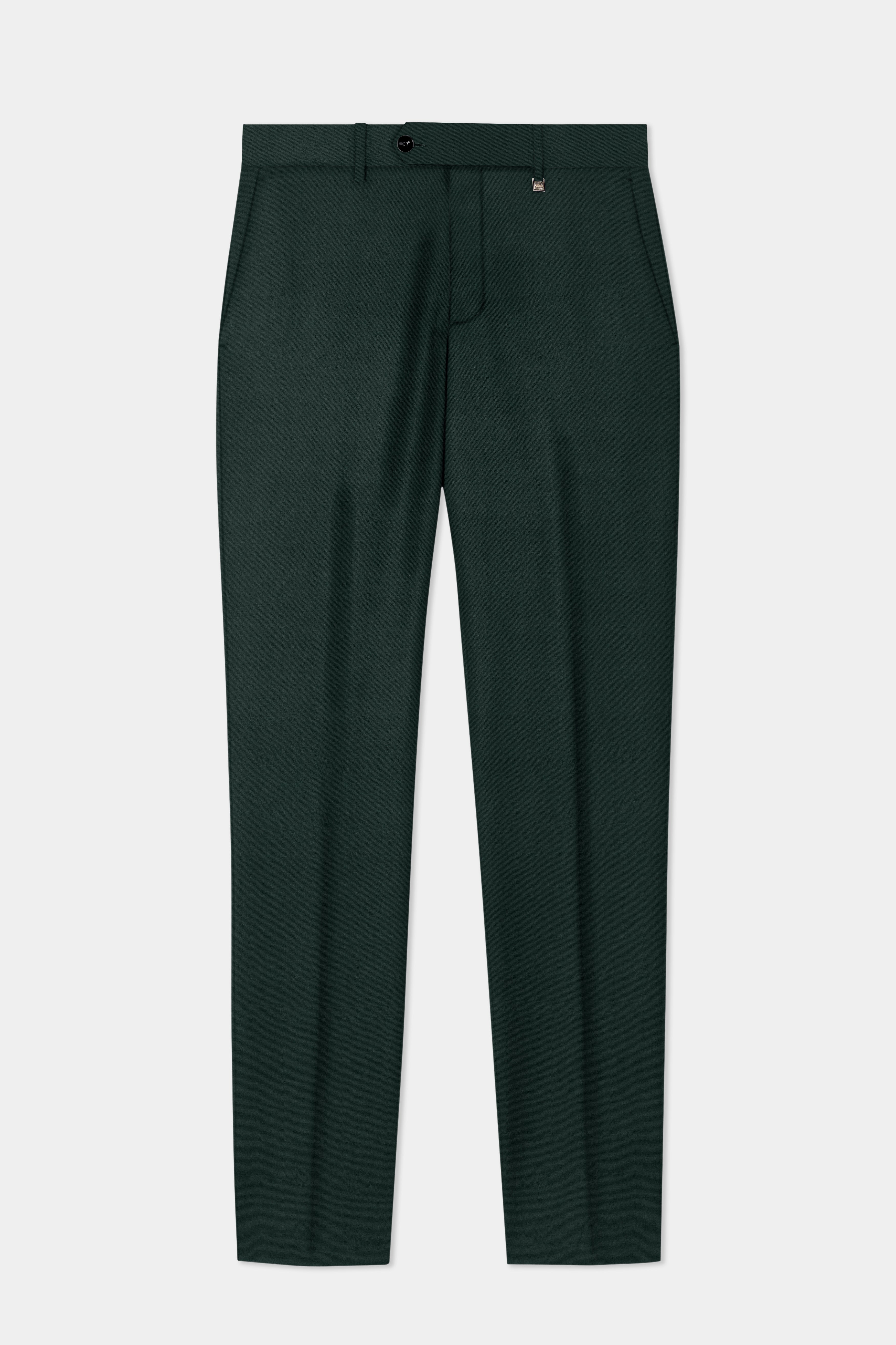 Celtic Green Wool Rich Double Breasted Suit