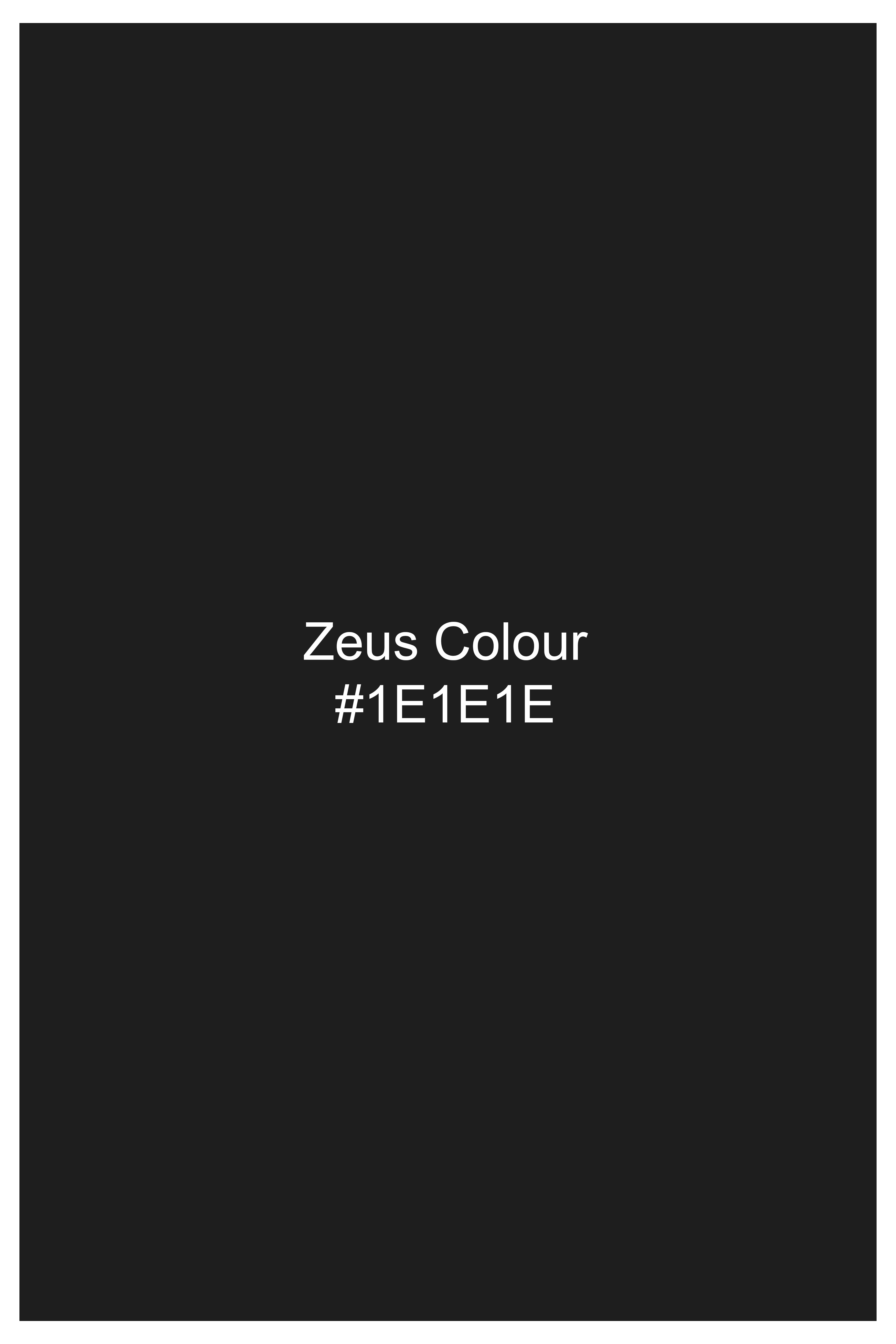 Zeus Gray Textured Wool Rich Suit