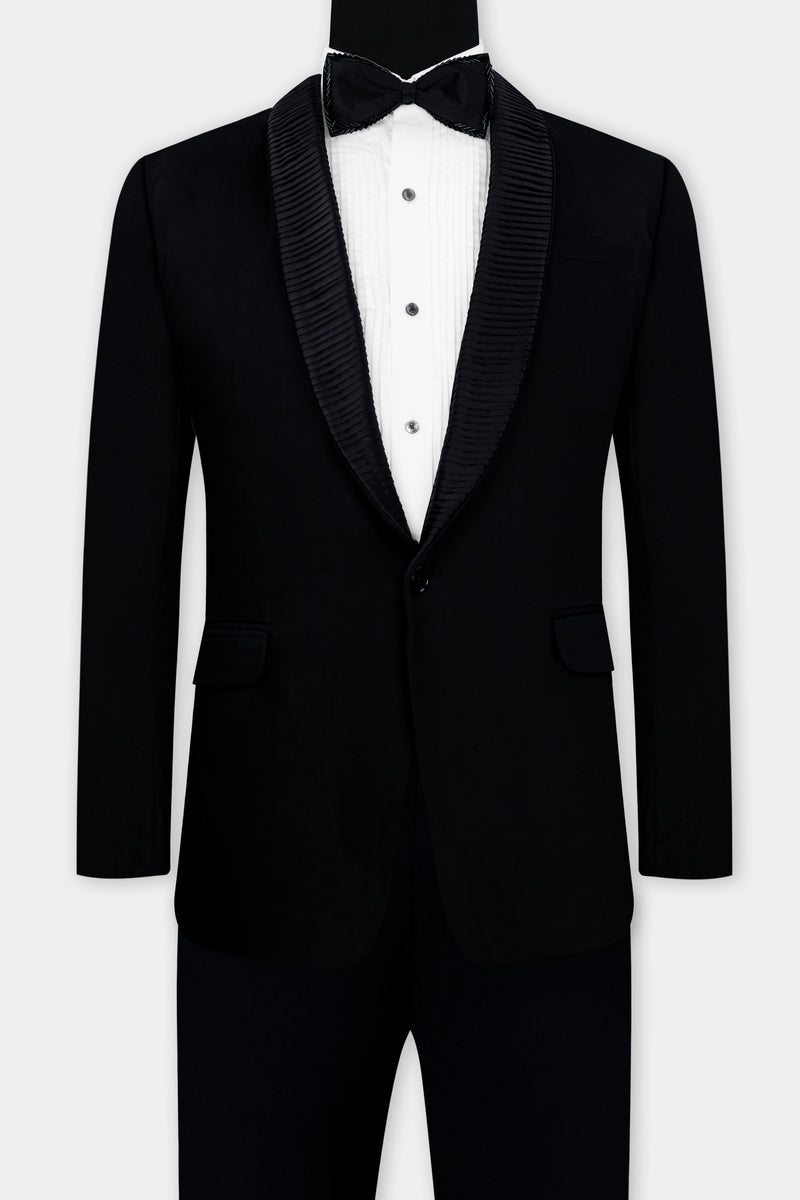 Jade Black Designer Dinner Tuxedo Suit