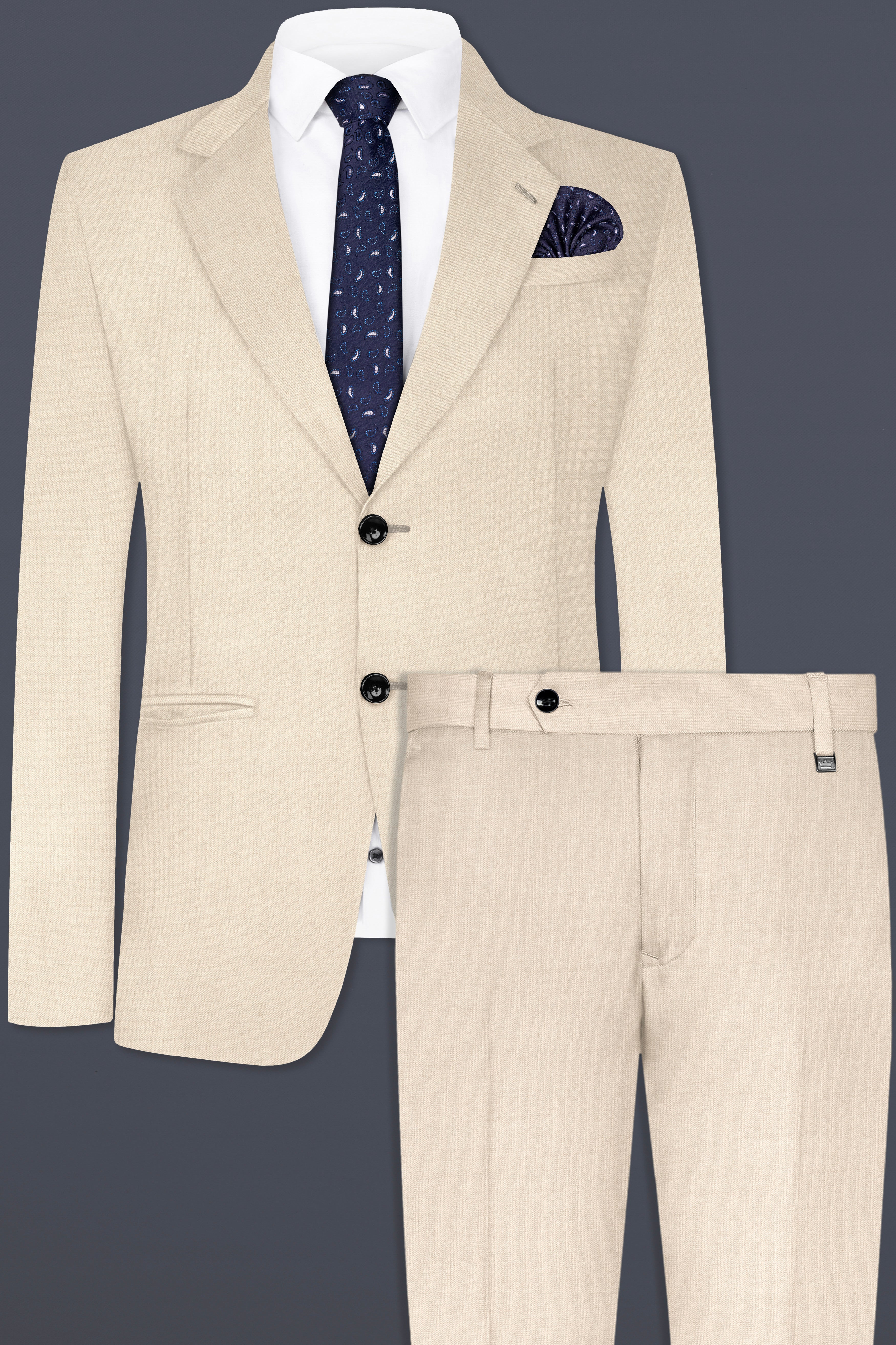 Mercury Cream Solid Suit