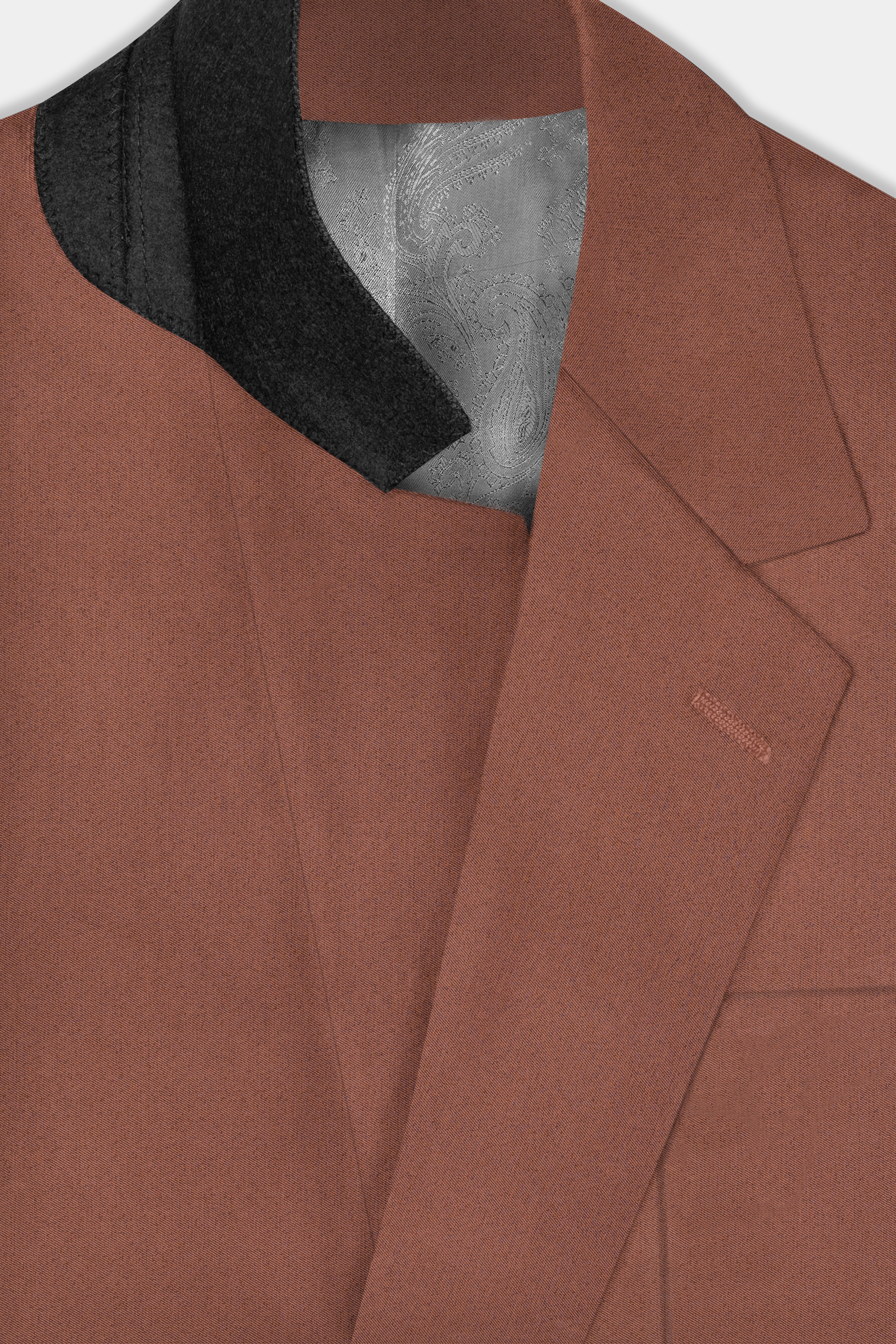 Palliser Brown Wool Rich Single Breasted Sports Suit