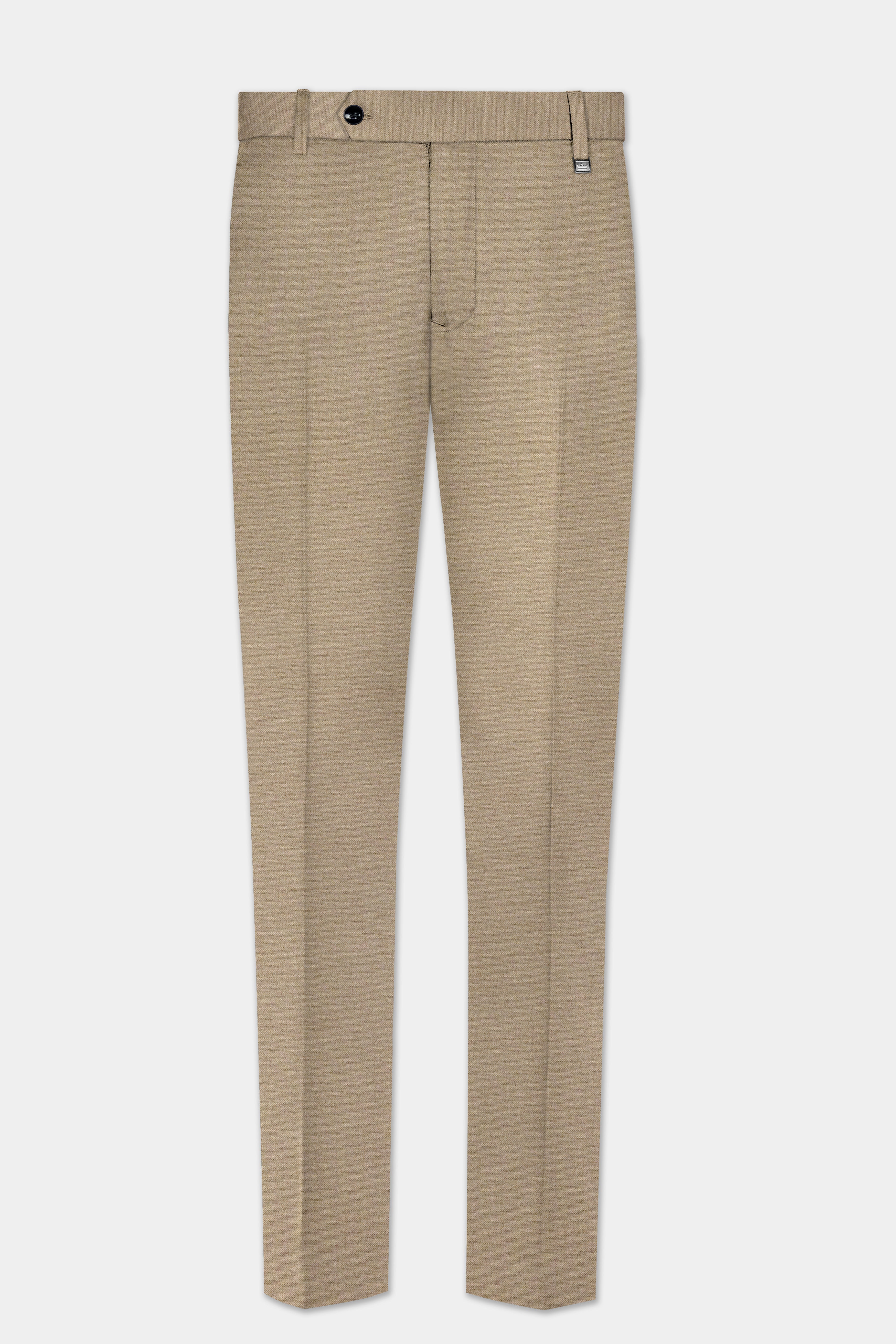 Hillary Cream Solid Wool Blend Double Breasted Suit