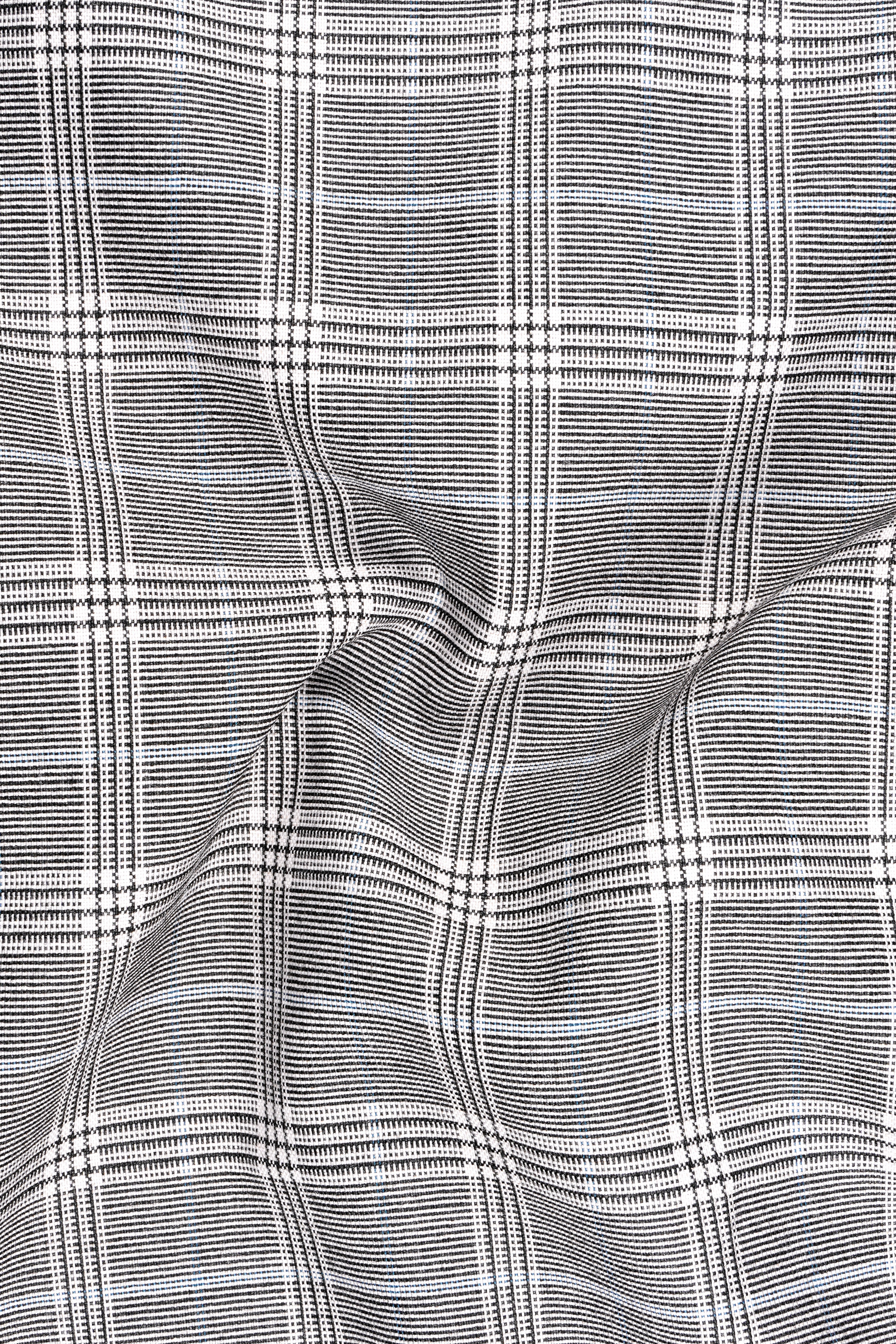 Monsoon Gray Plaid Wool Rich Single Breasted Suit