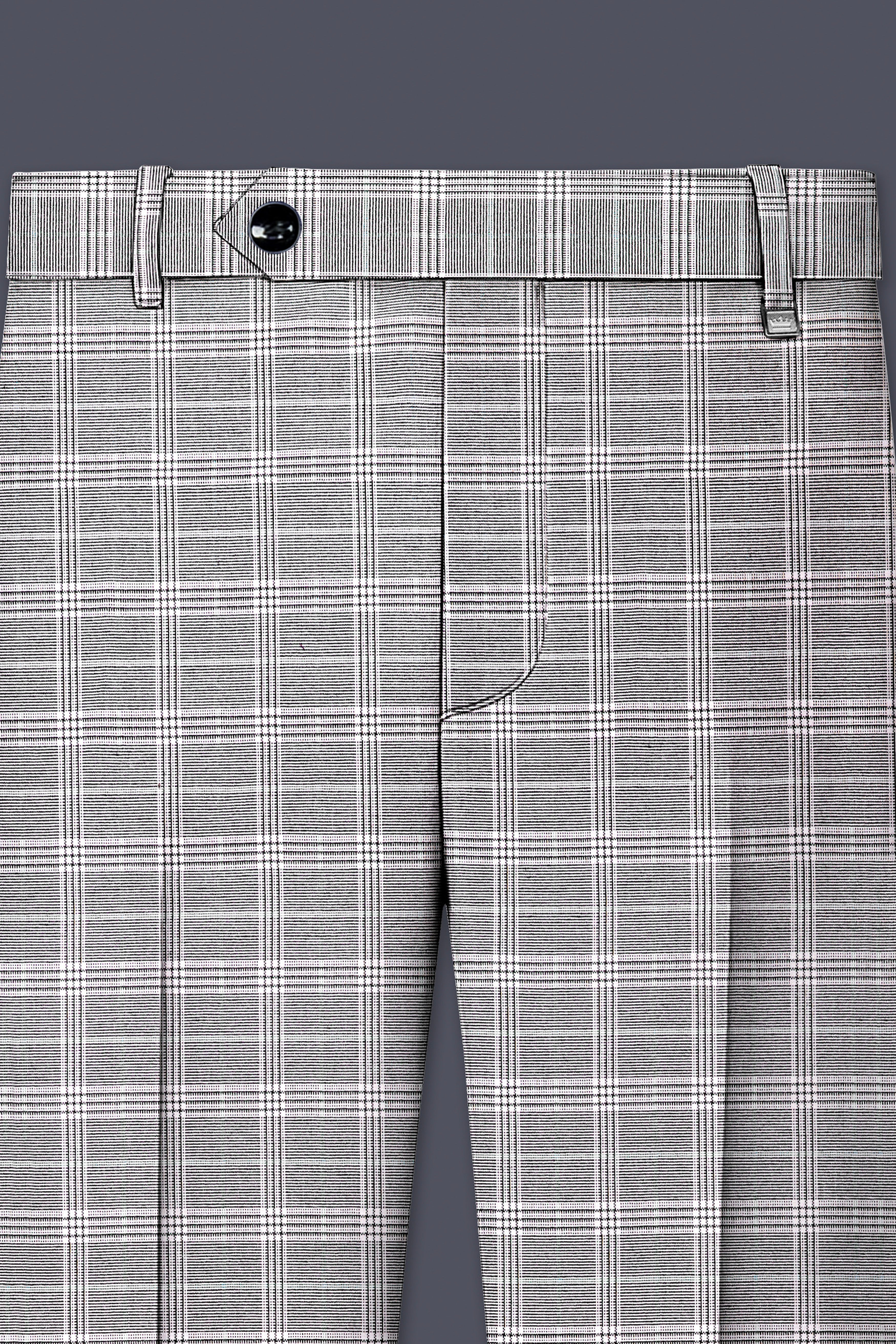 Venus Gray Plaid Wool Rich Single Breasted Suit