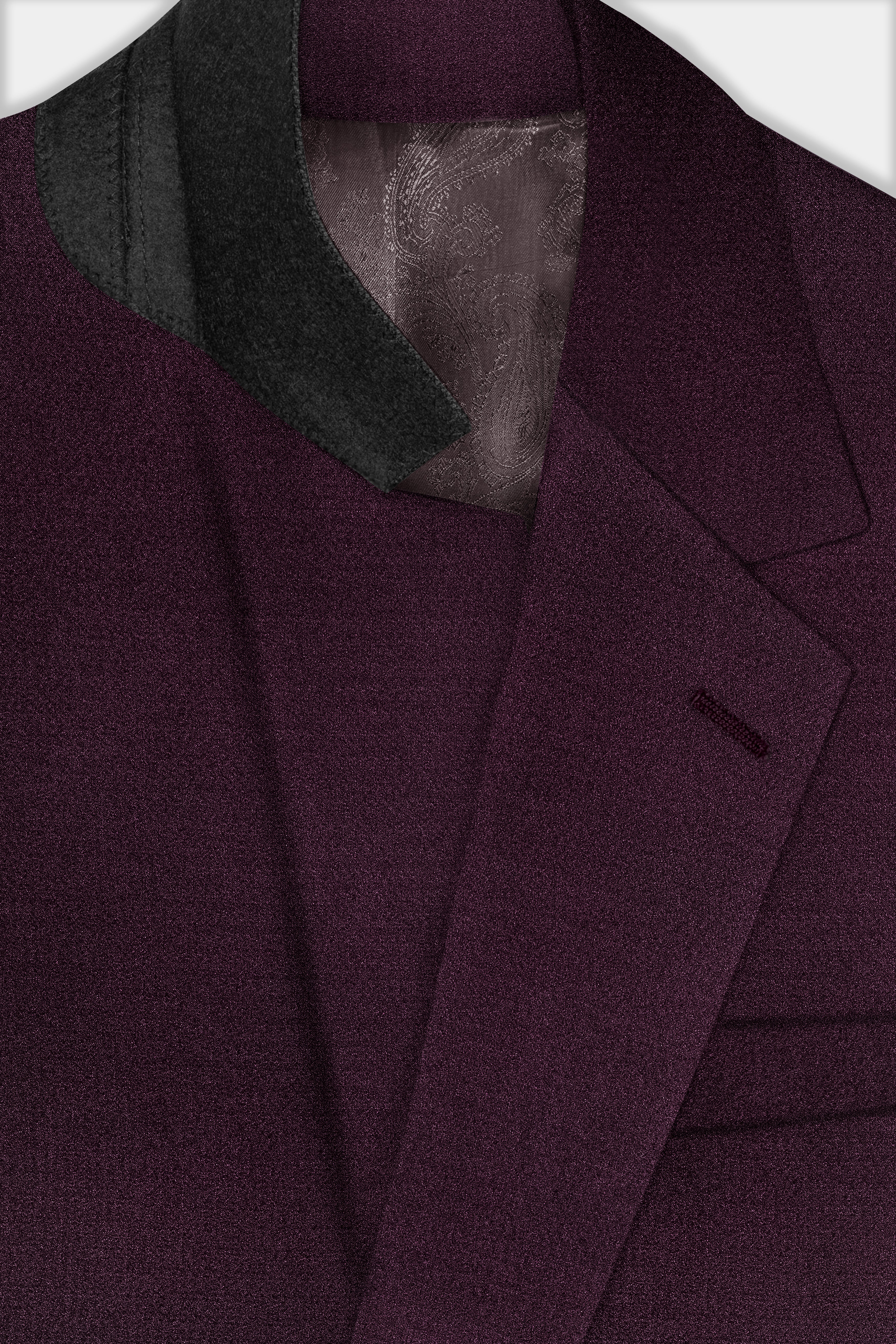 Tamarind Wine Textured Single Breasted Suit