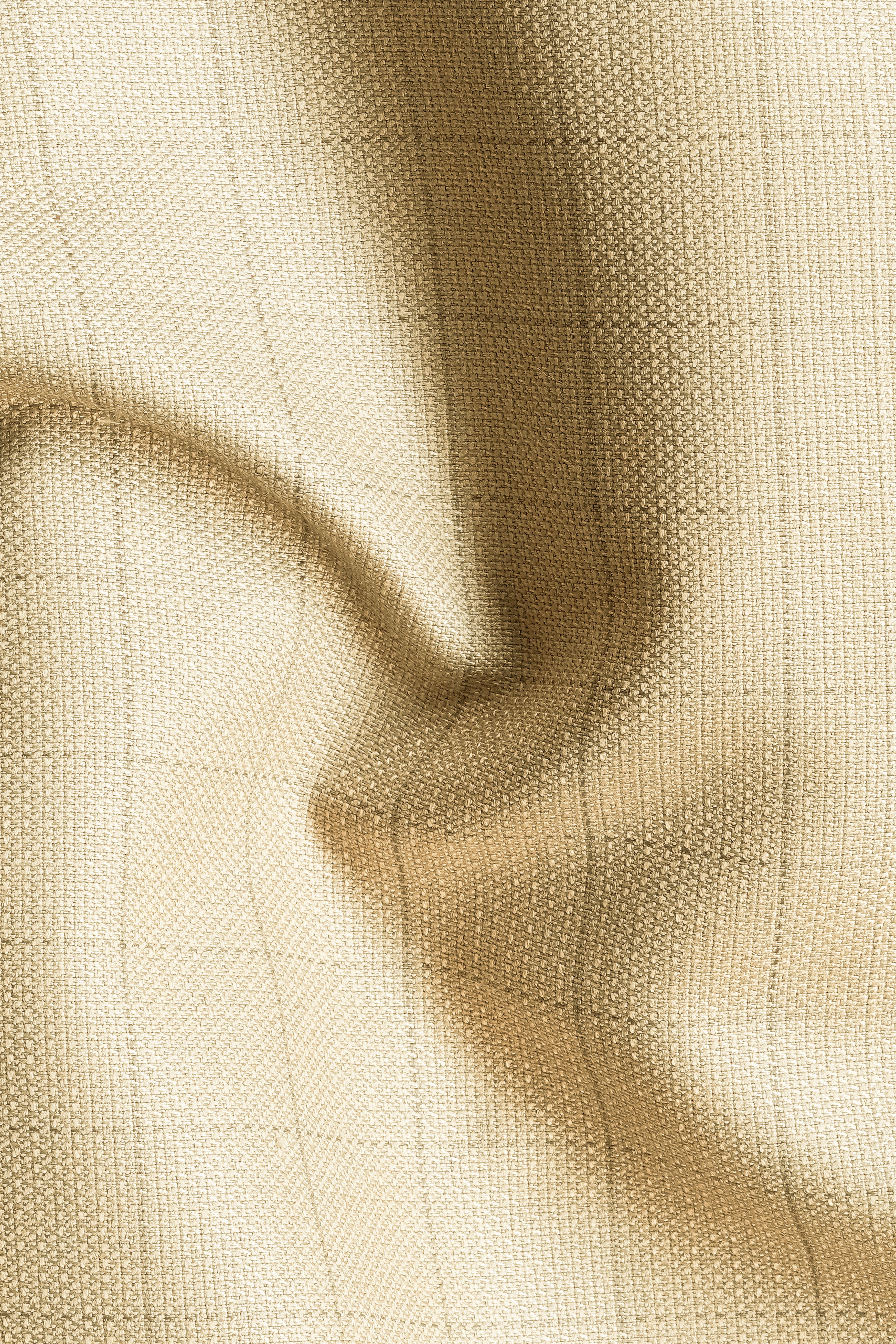 Sapling Cream Plaid Wool Rich Single Breasted Suit