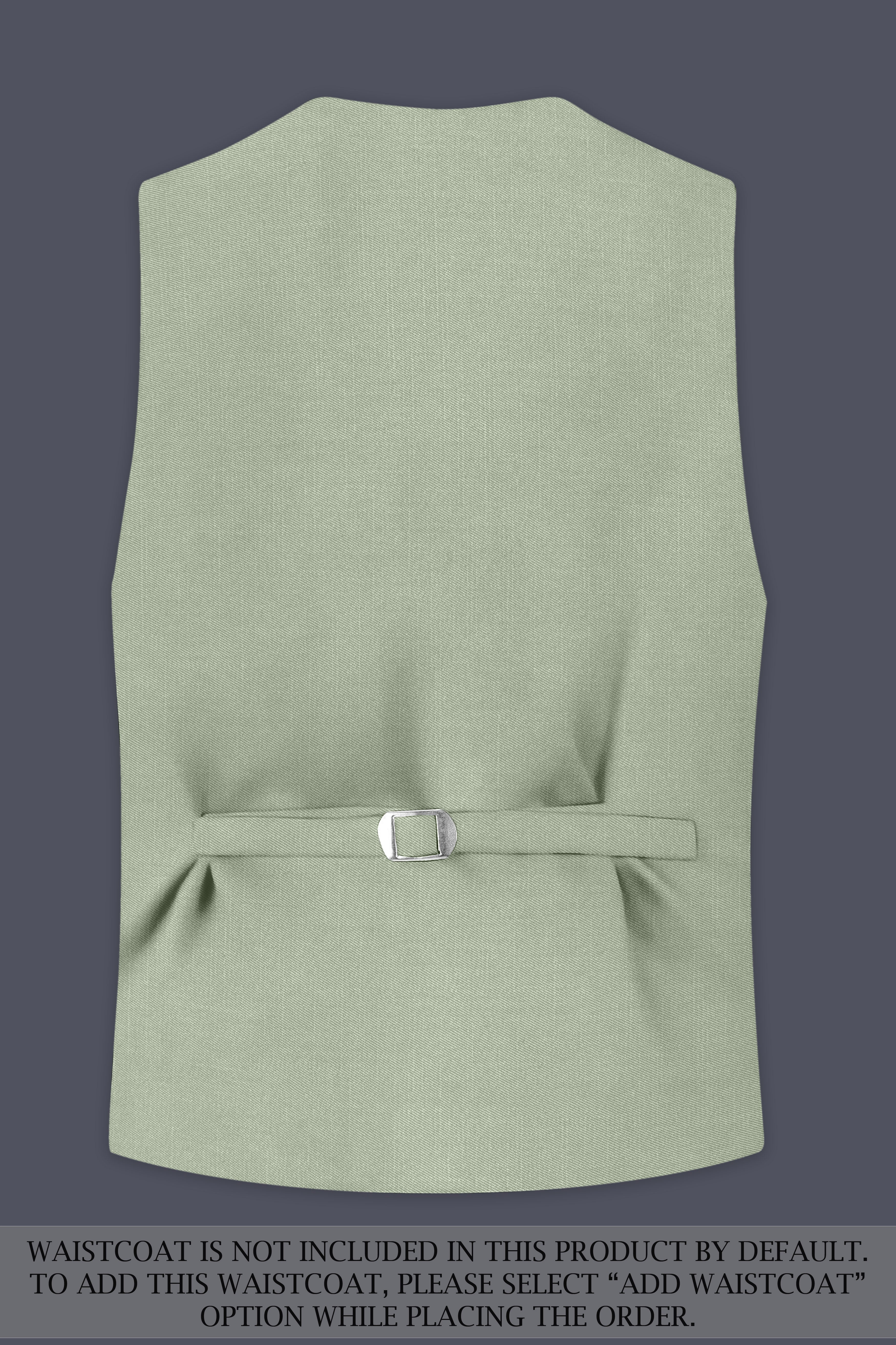 Spanish Green Solid Wool Rich Double Breasted Slight Stretch Suit
