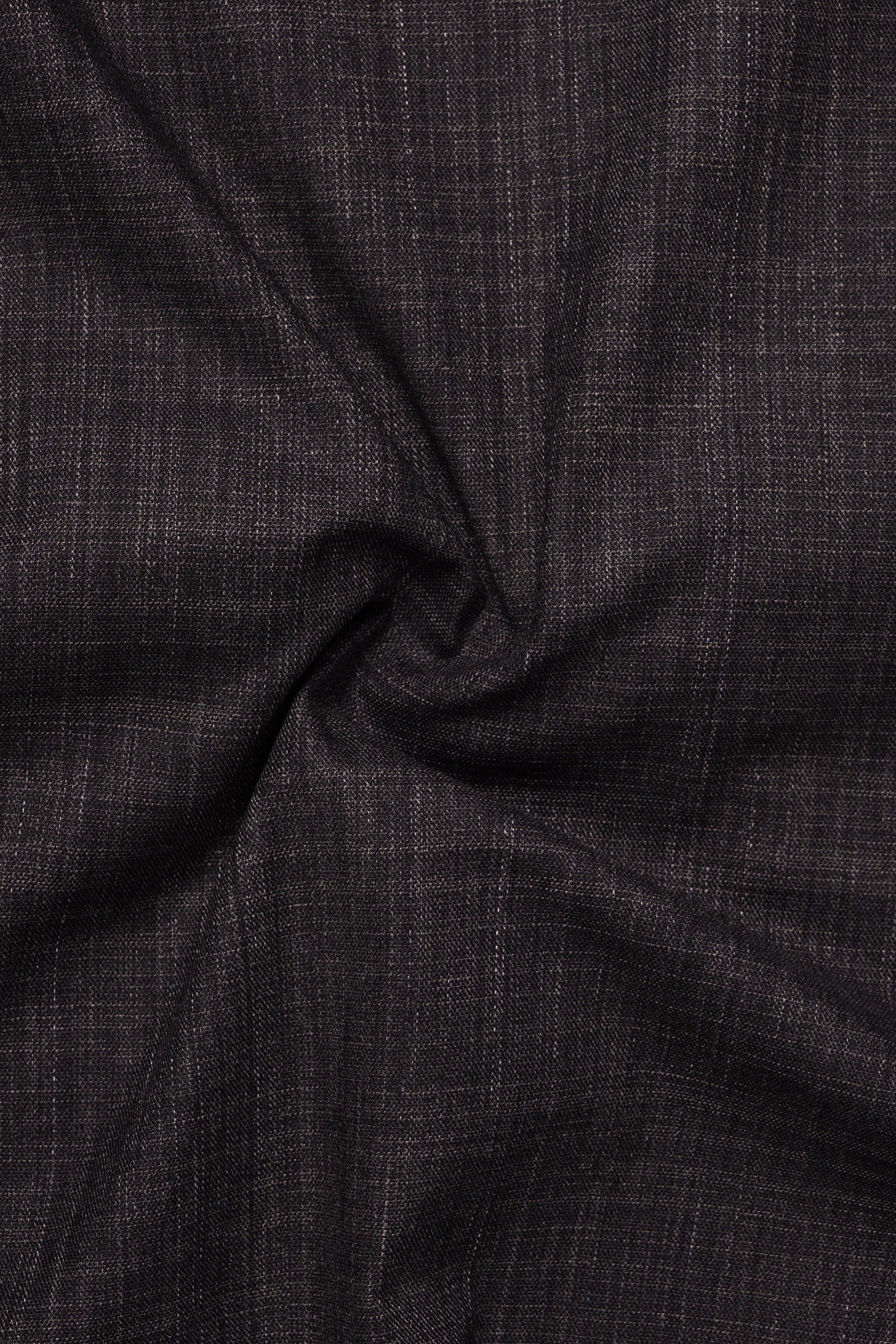 CaféNoir-Piano Brown Textured Wool Rich Single Breasted Suit