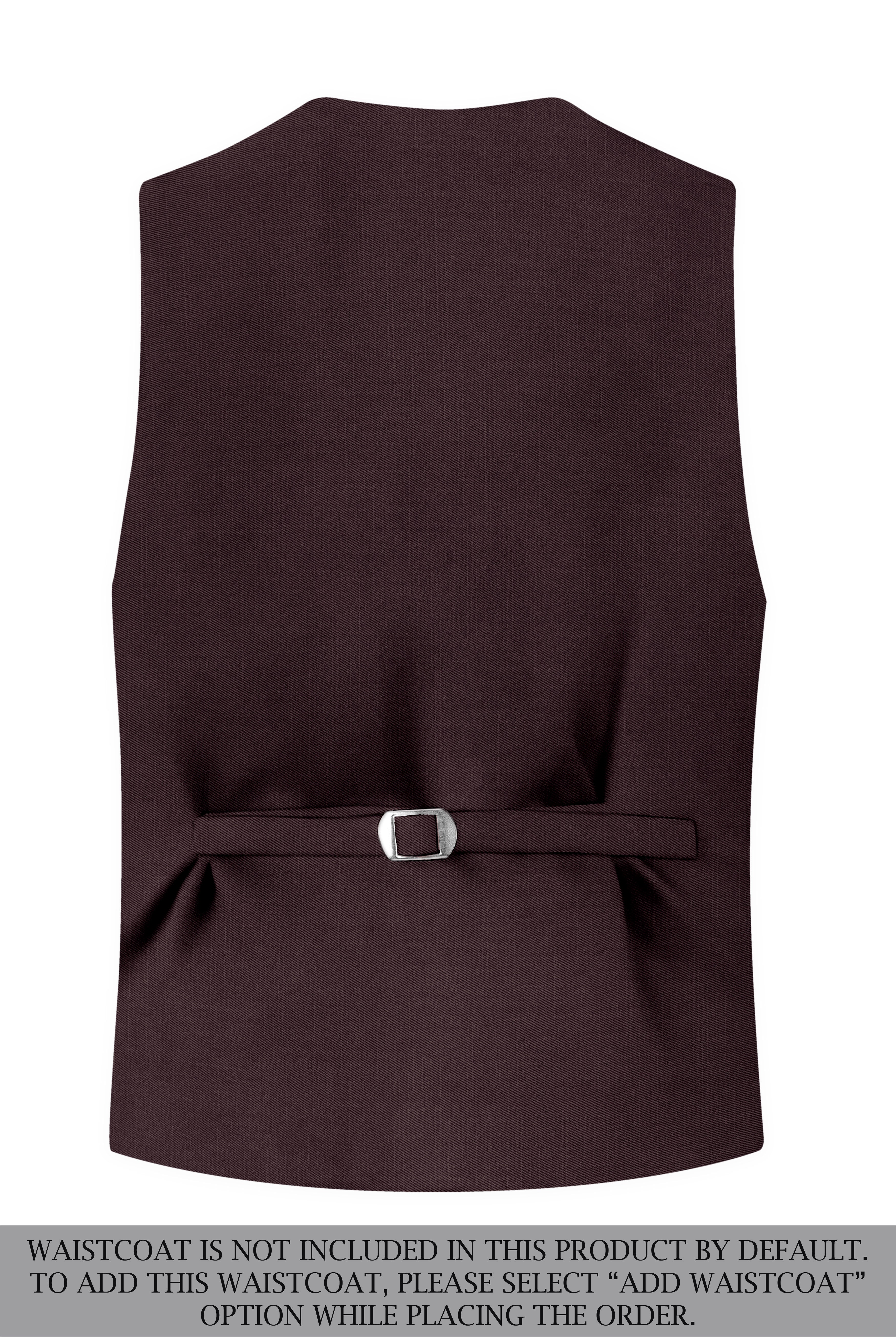 Espresso-Hickory Brown Solid Wool Rich Double Breasted Slight Stretch Suit