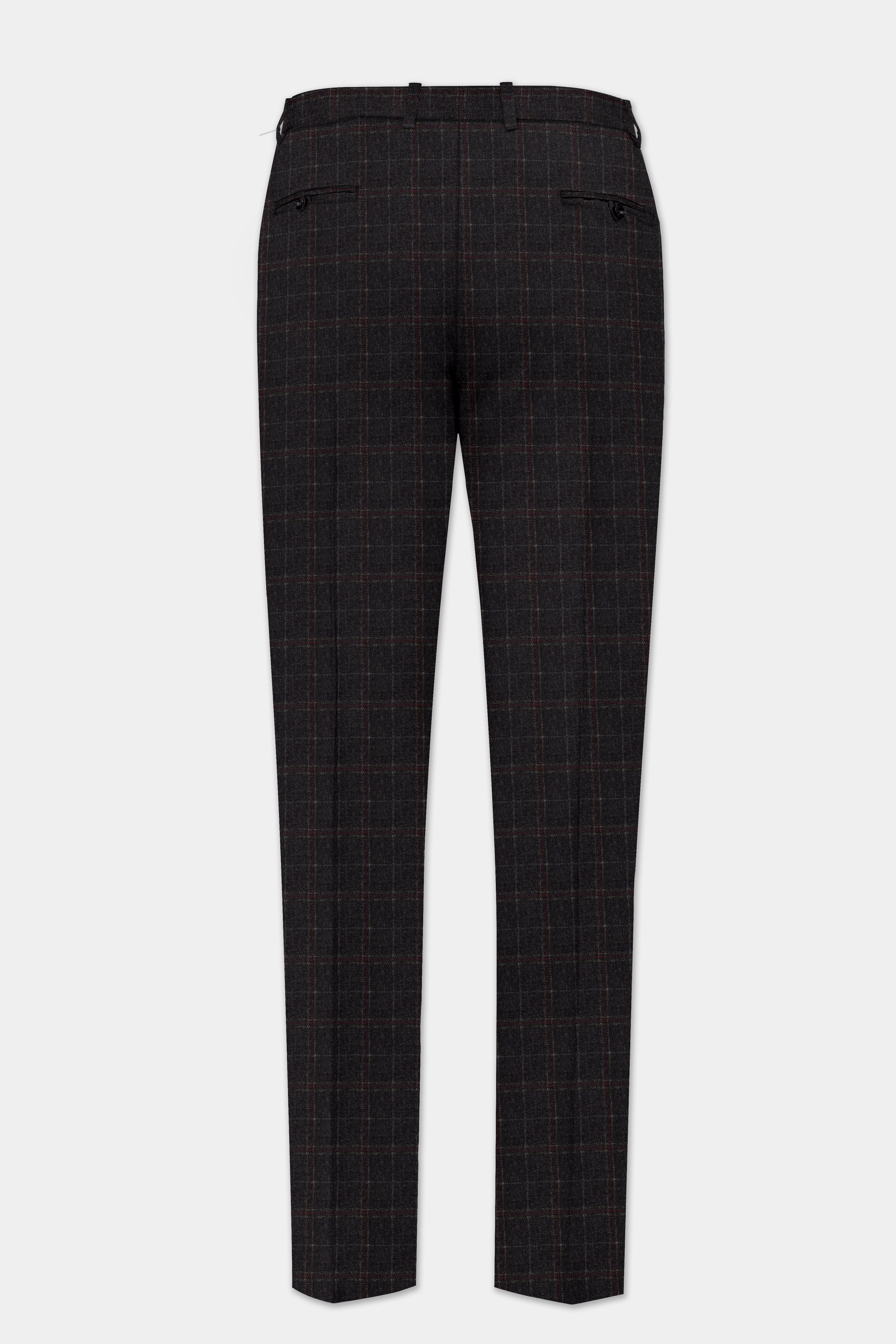 Apollo-Zeus Brown Plaid Tweed Single Breasted Suit