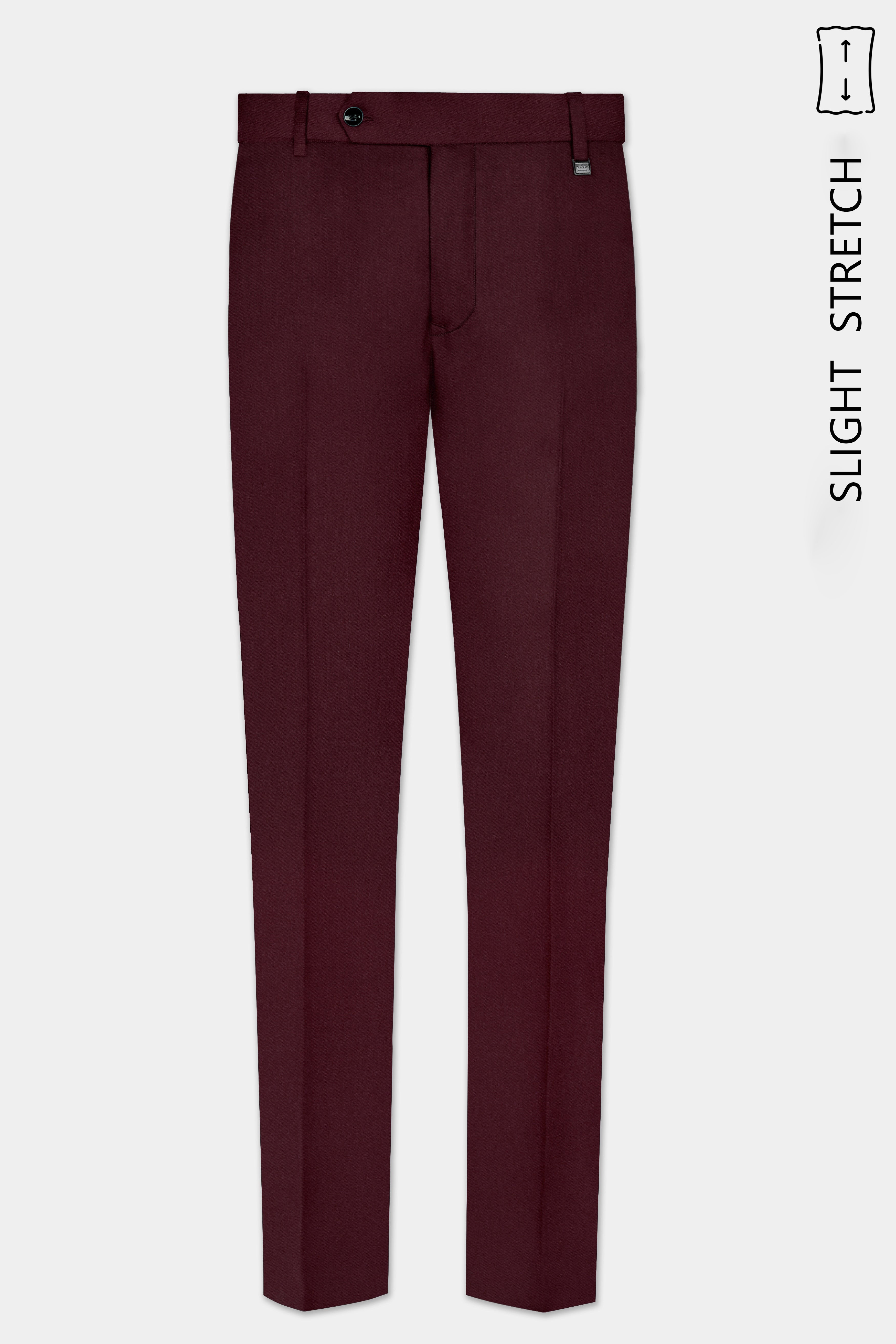 SepiaElite-Tamarind Brown Solid Wool Rich Tuxedo Slight Stretch Suit
