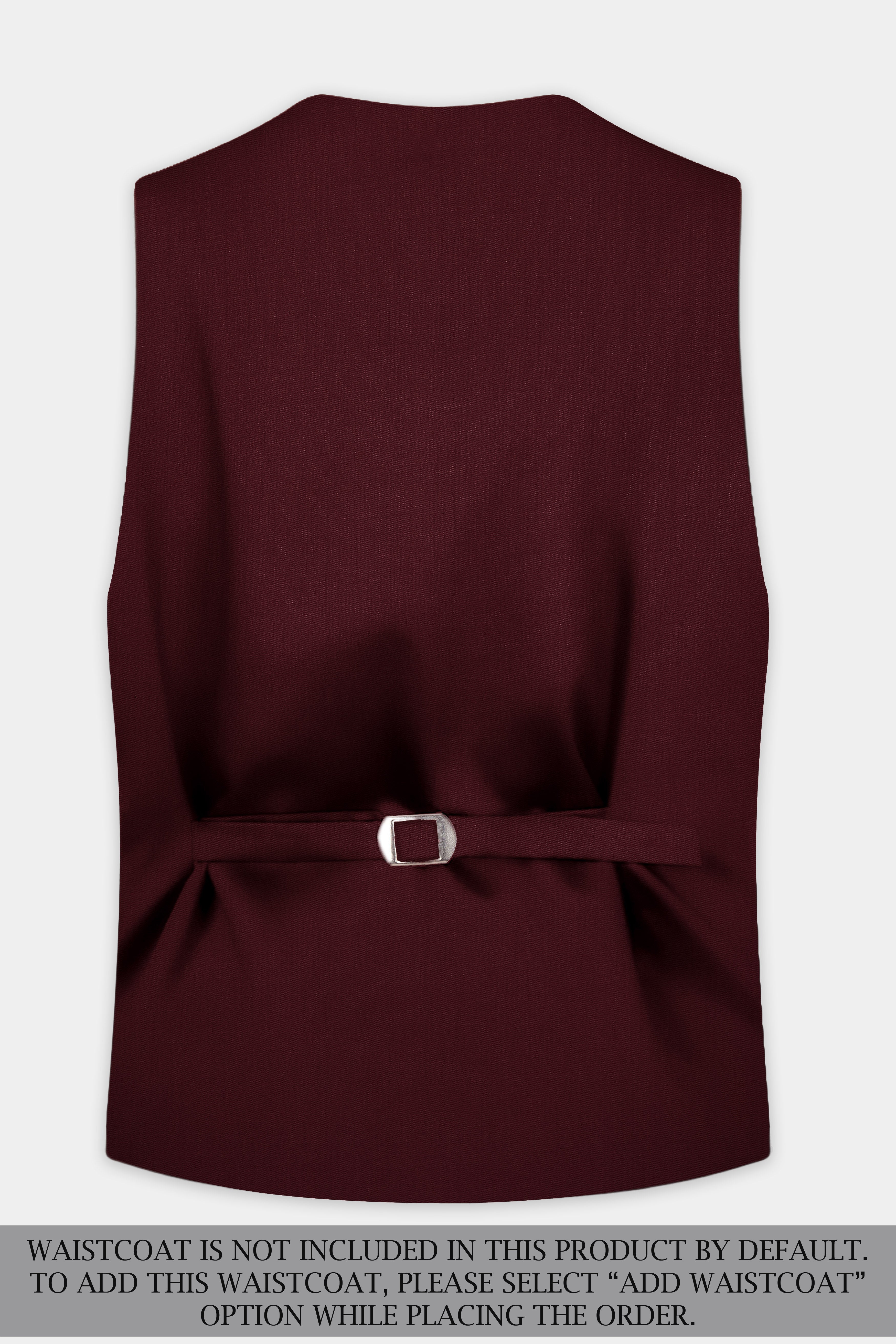 SepiaElite-Tamarind Brown Solid Wool Rich Double Breasted Slight Stretch Suit