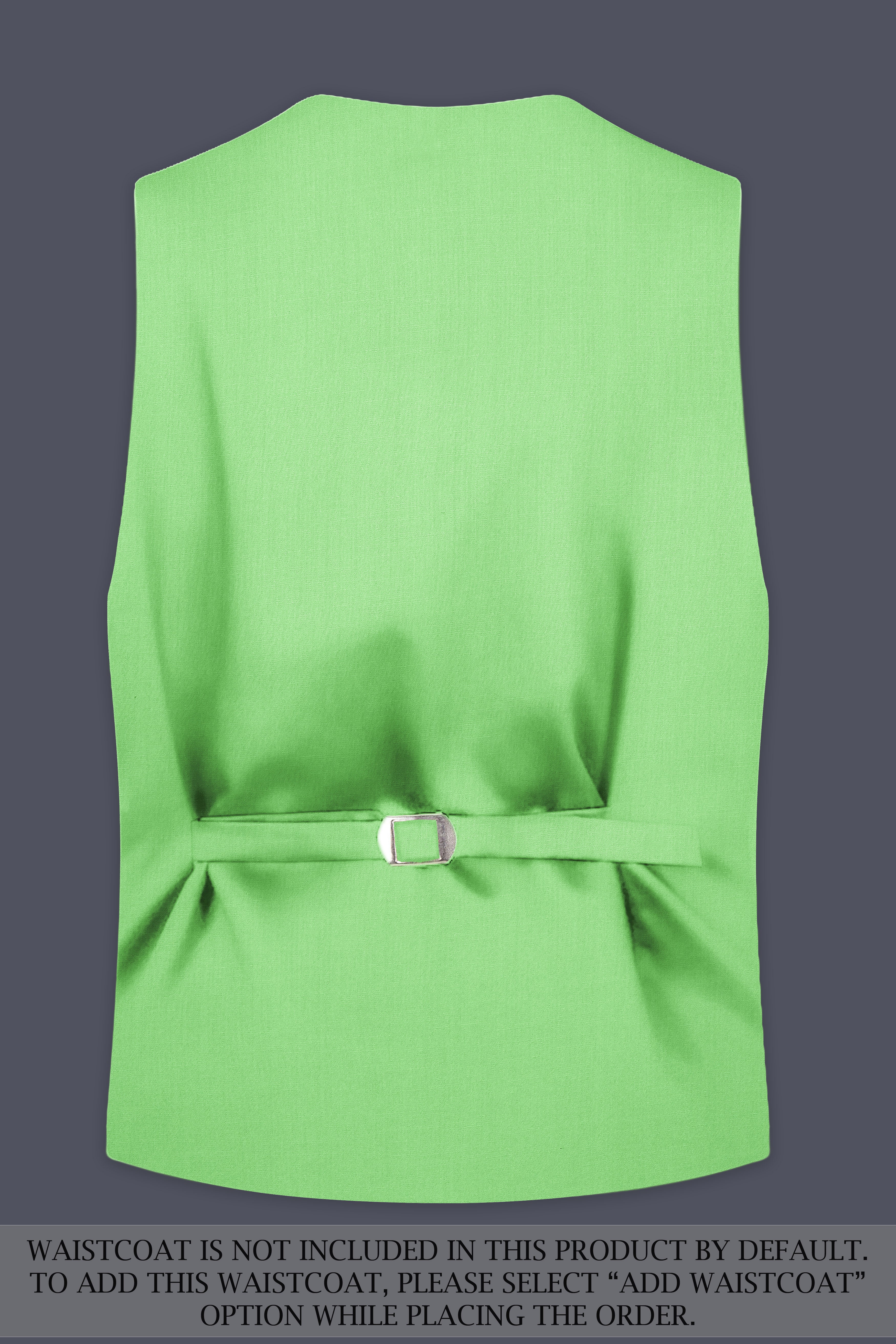 Emerald-Mint Green Solid Wool Rich Double Breasted Slight Stretch Suit