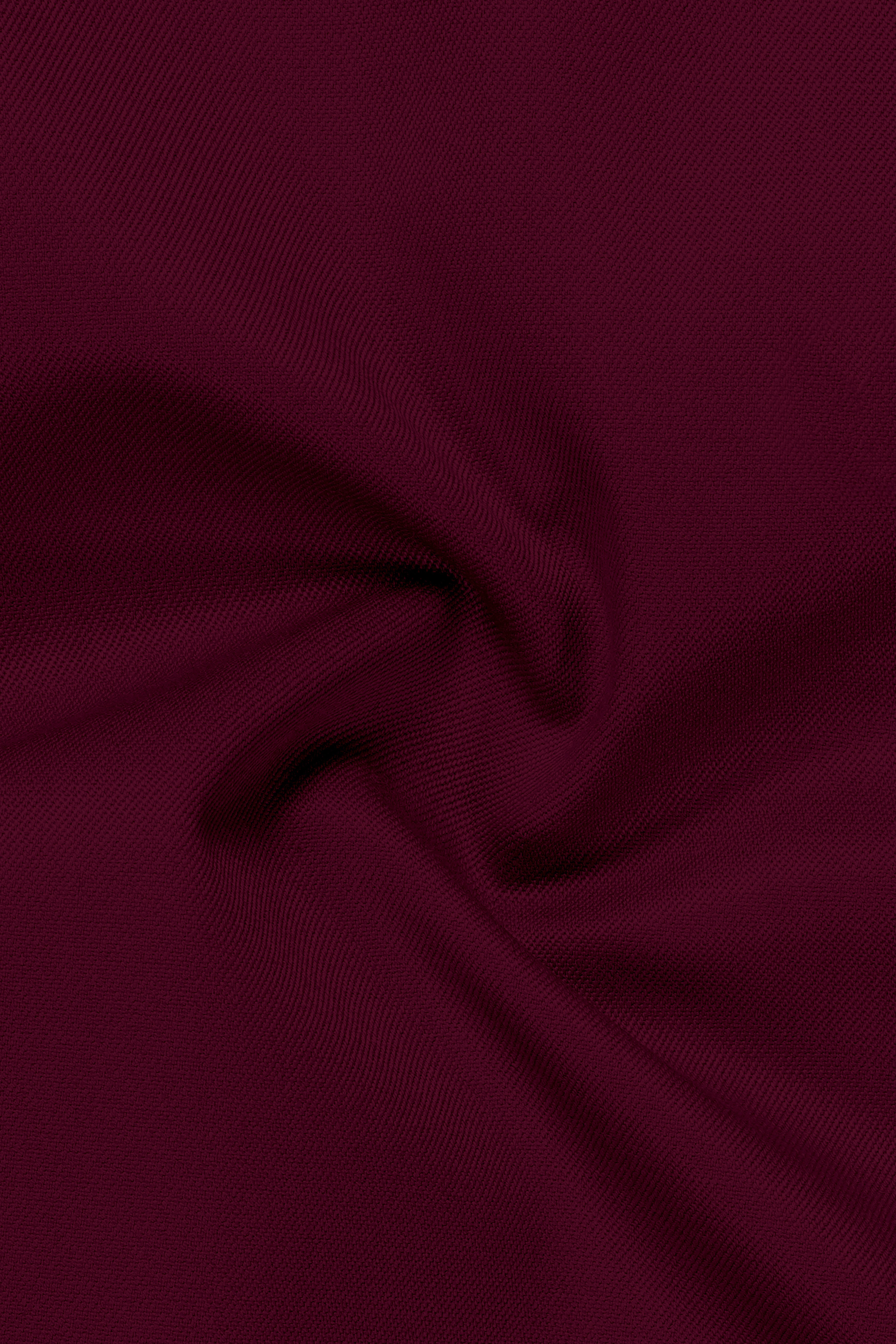 Regal Maroon-Tamarind Solid Wool Rich Bandhgala Slight Stretch Suit