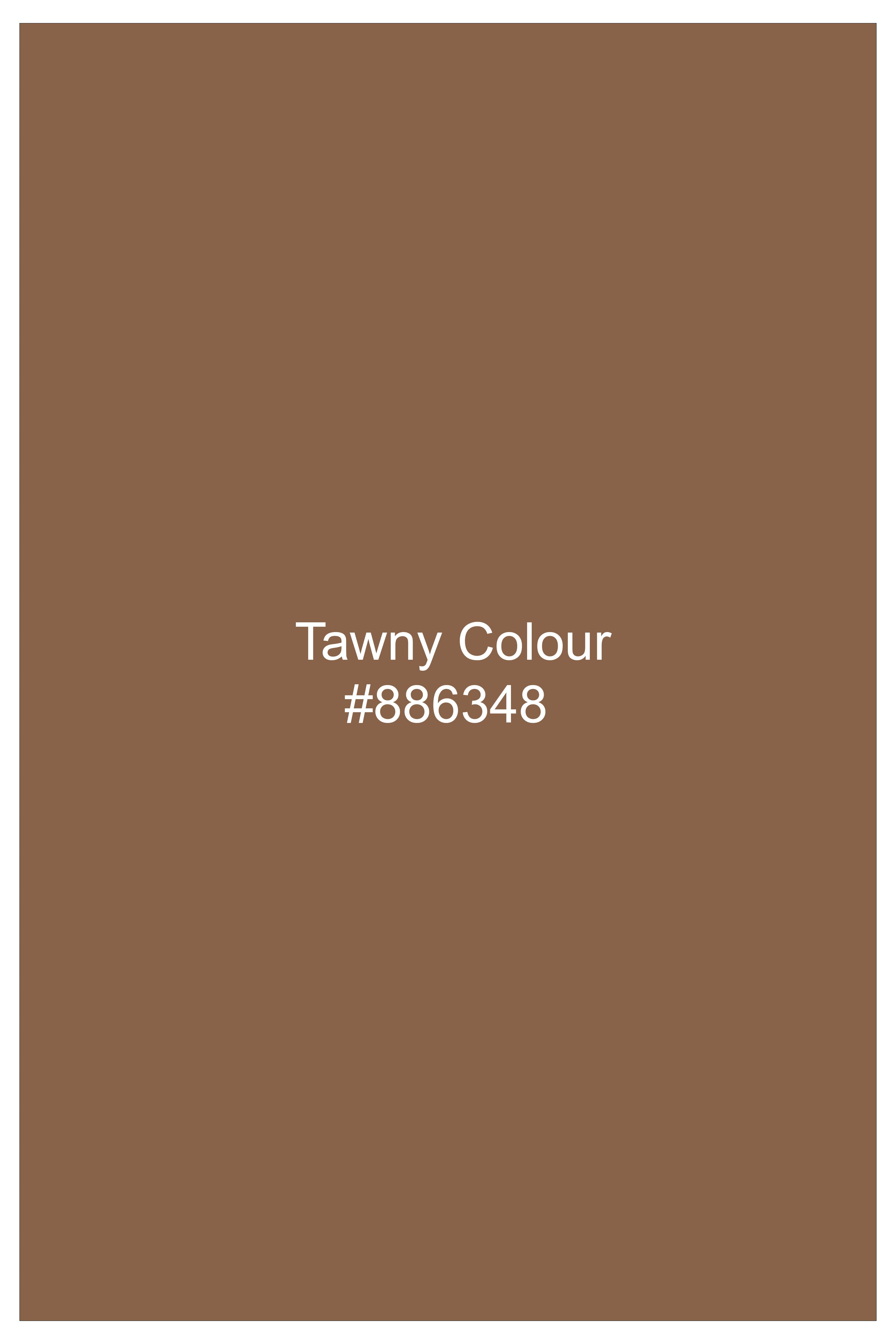 Bronze-Tawny Brown Solid Wool Rich Tuxedo Slight Stretch Suit