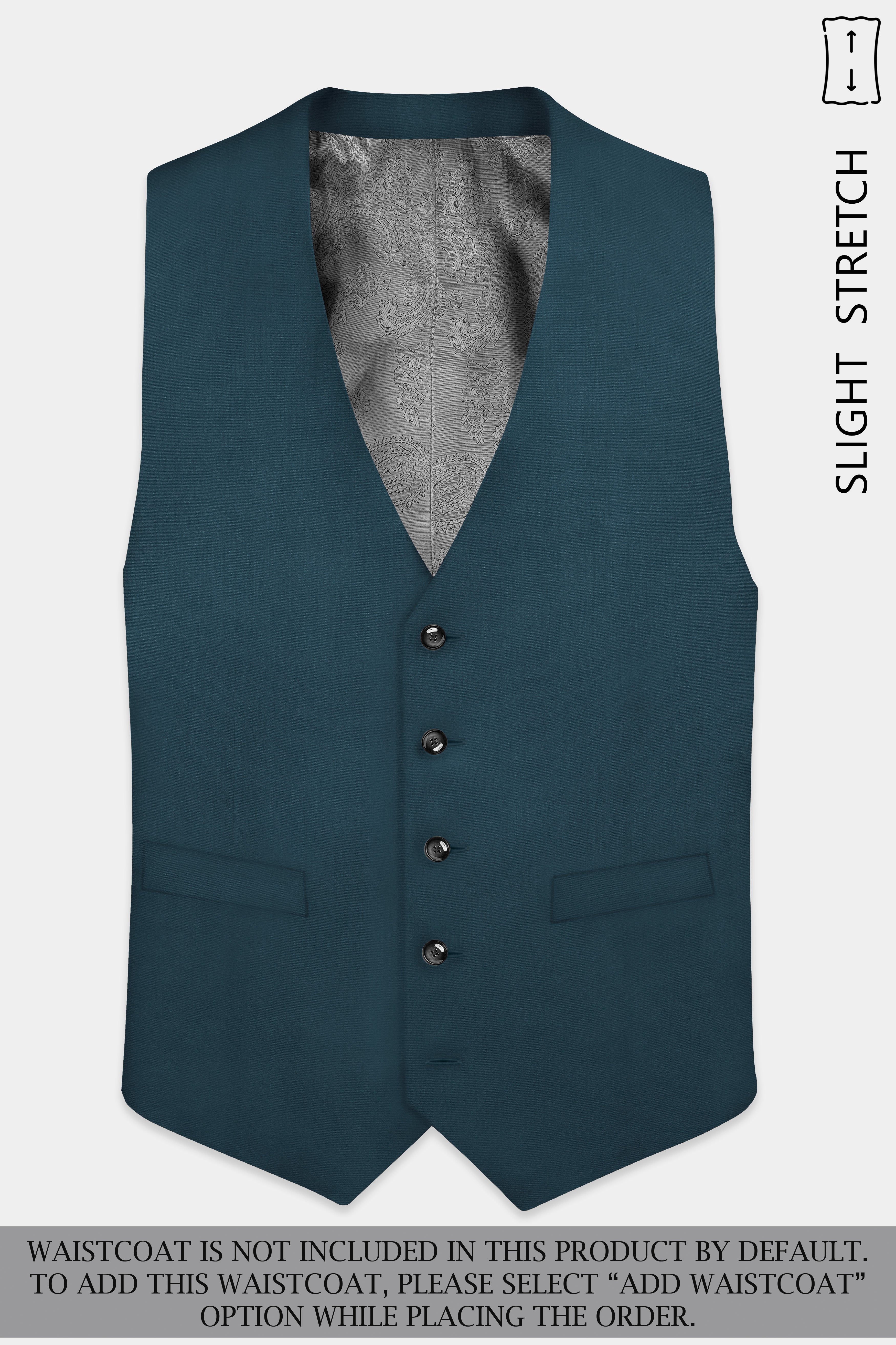 Prestige-Dianne Green Solid Wool Rich Double Breasted Slight Stretch Suit