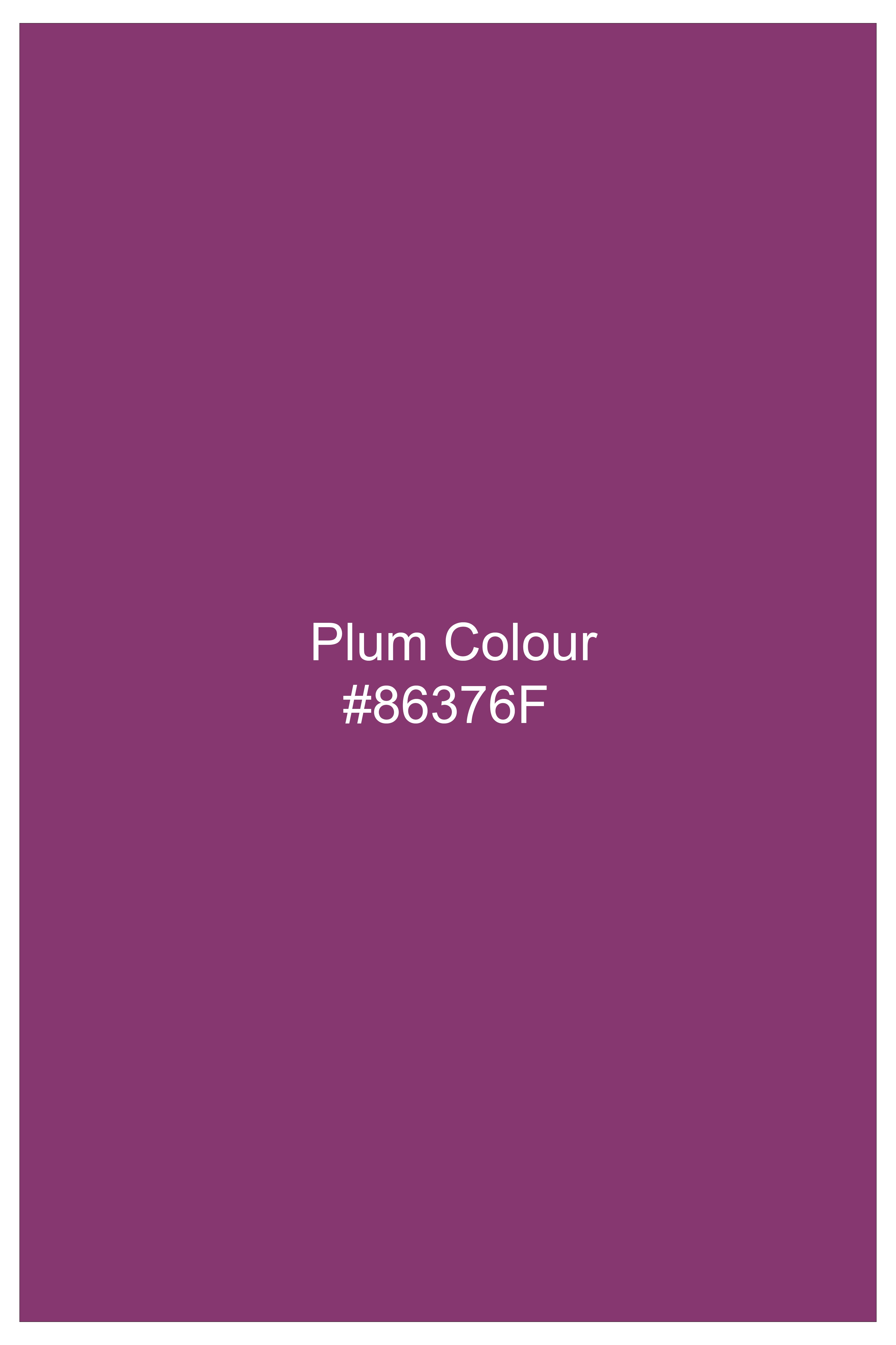 Orchid-Plum Pink Gingham Plaid Wool Rich Double Breasted Suit