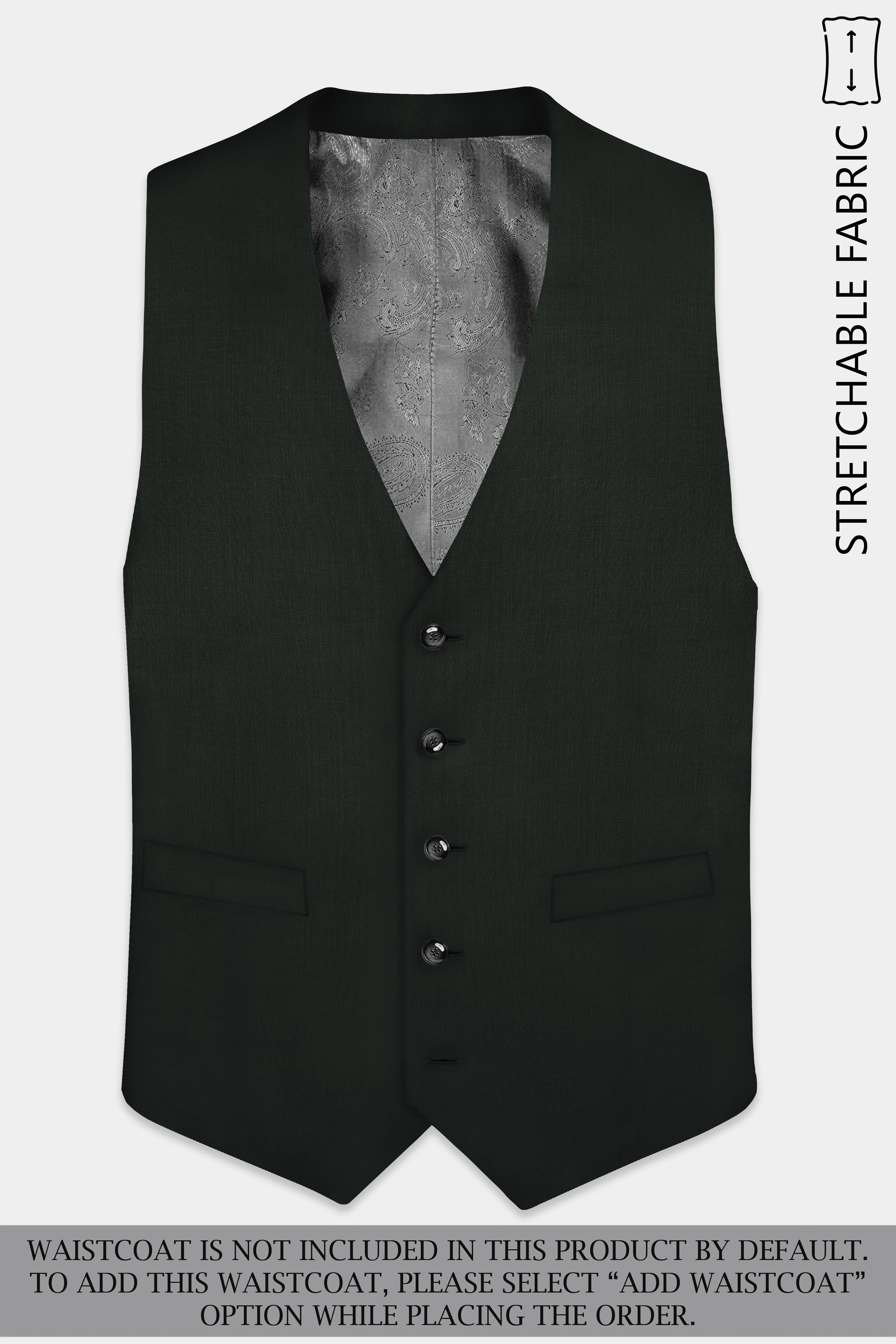 Verdant Majesty-Juniper Green Solid Wool Rich Double Breasted Stretchable traveler Suit