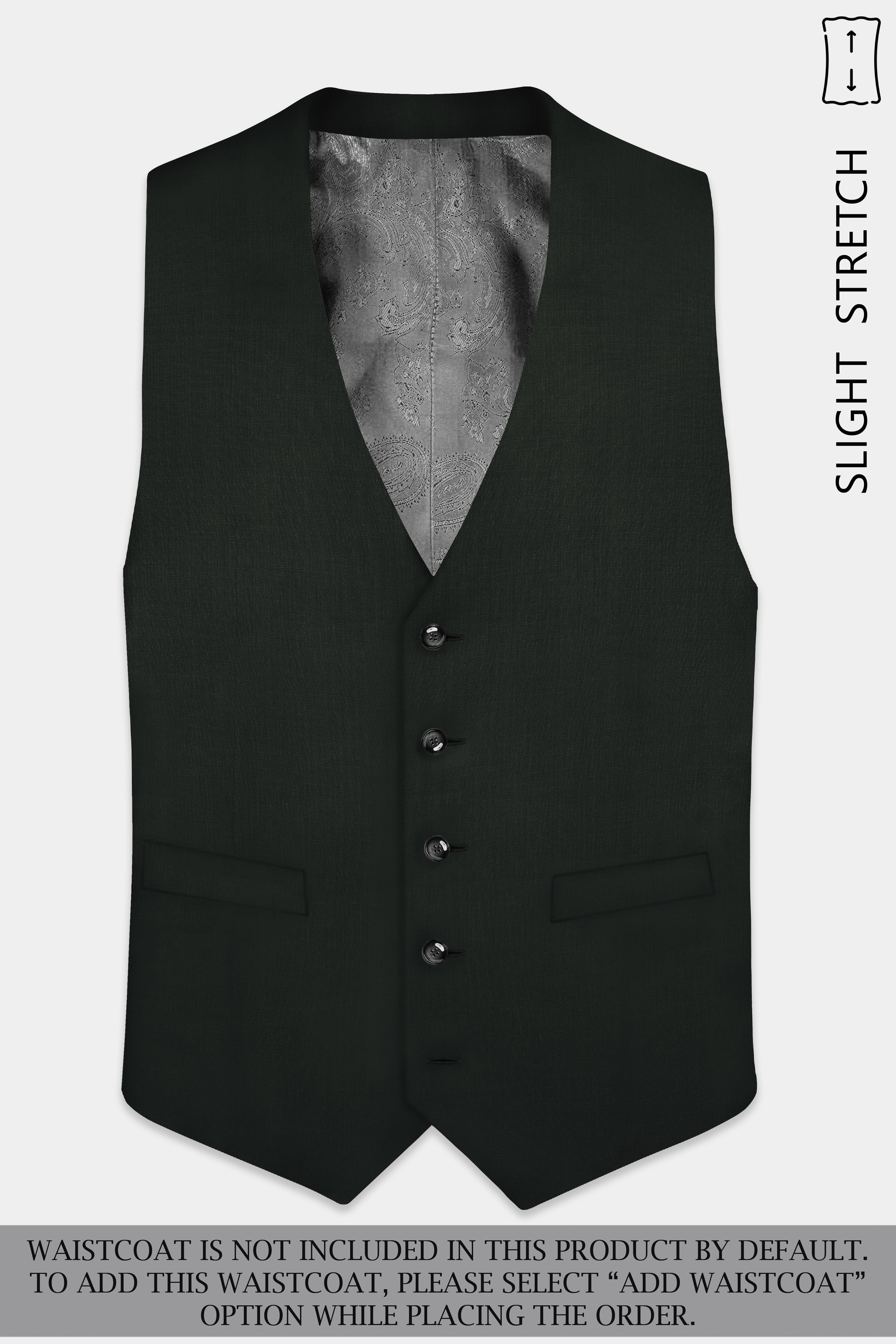 Verdant Majesty-Juniper Green Solid Premium Wool Rich Double