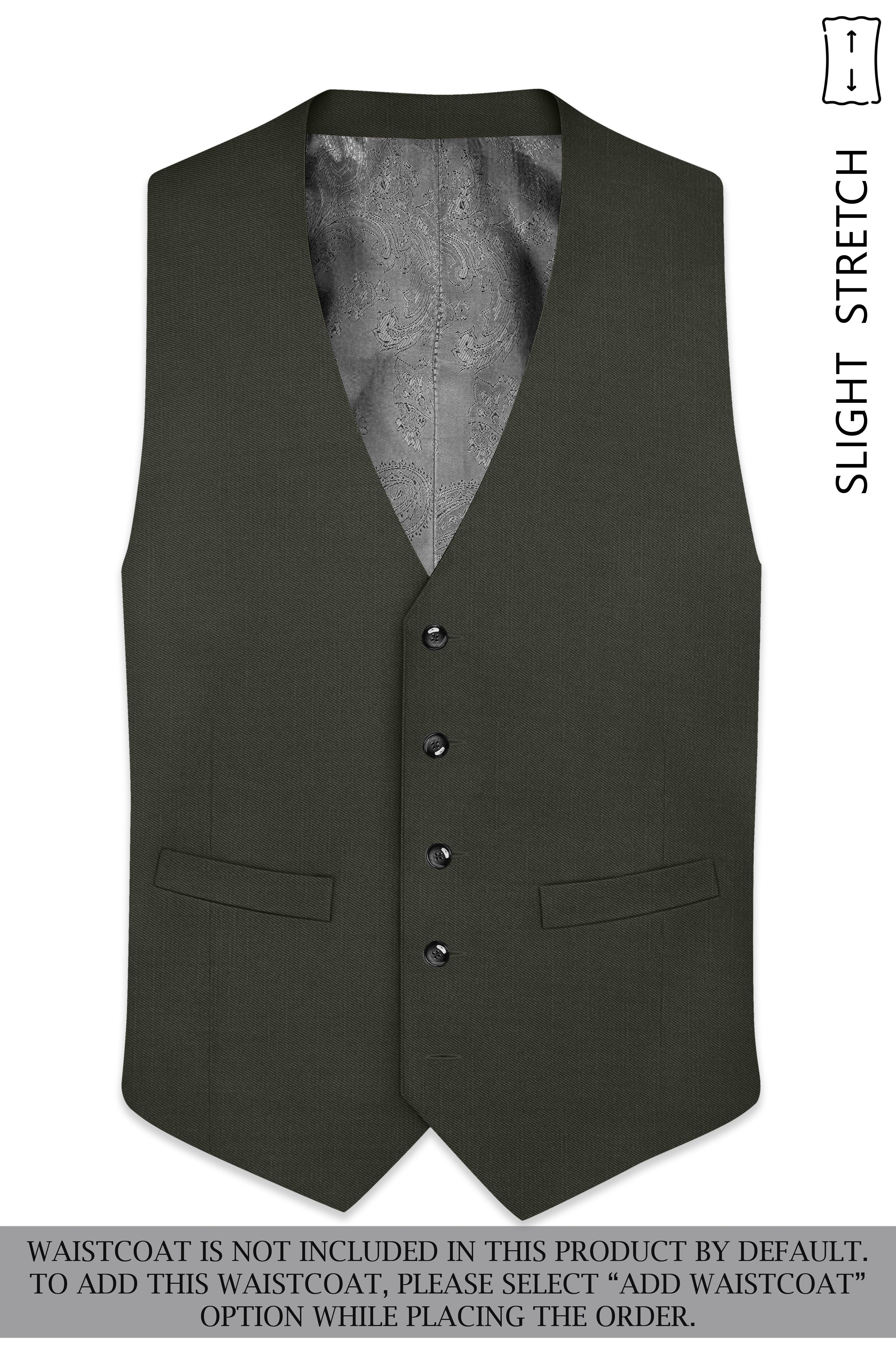 Verdant Majesty-Juniper Green Solid Wool Rich Double Breasted Slight Stretch Suit