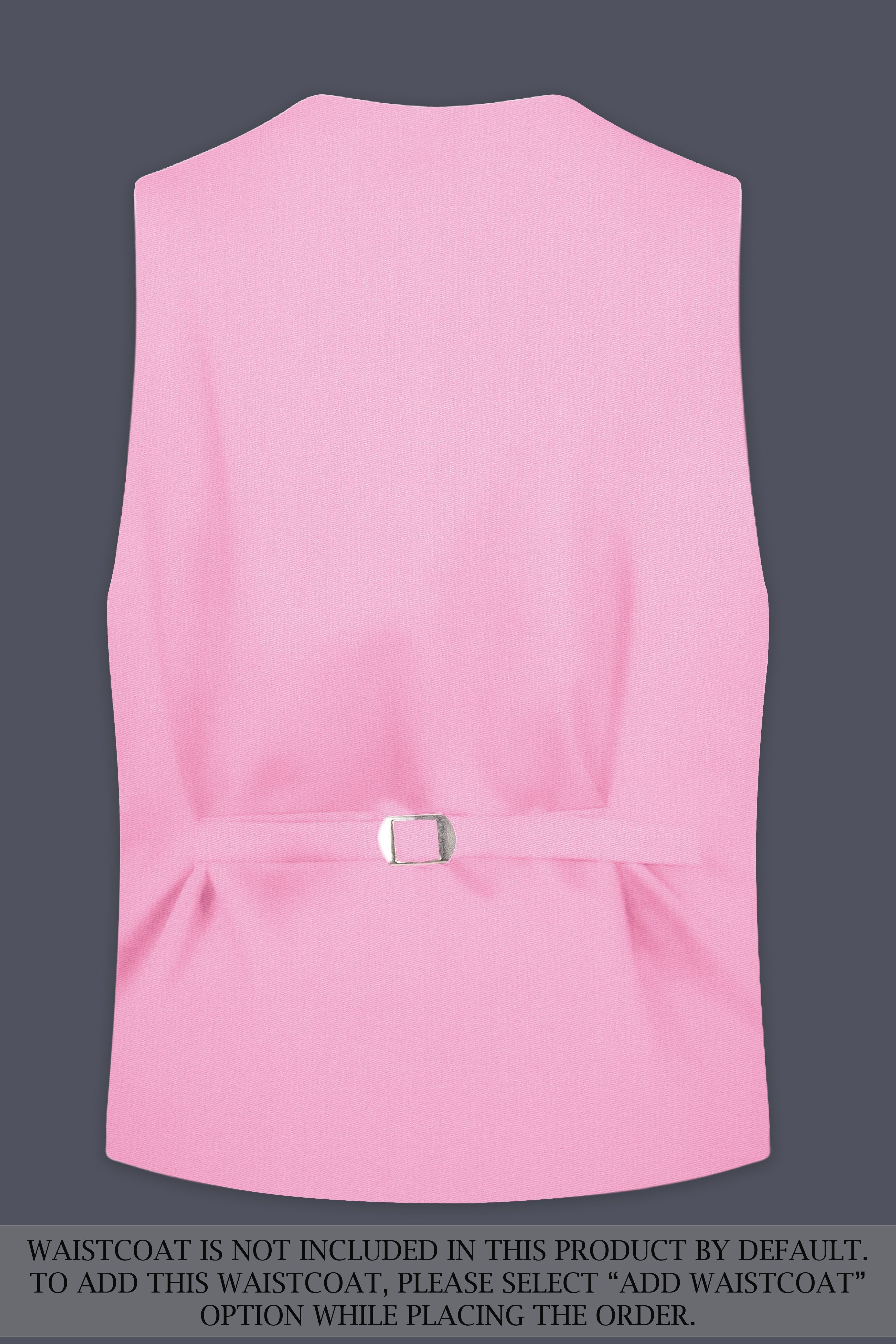 Rosé Reverie-Pestel Pink Solid Wool Rich Double Breasted Stretchable traveler Suit