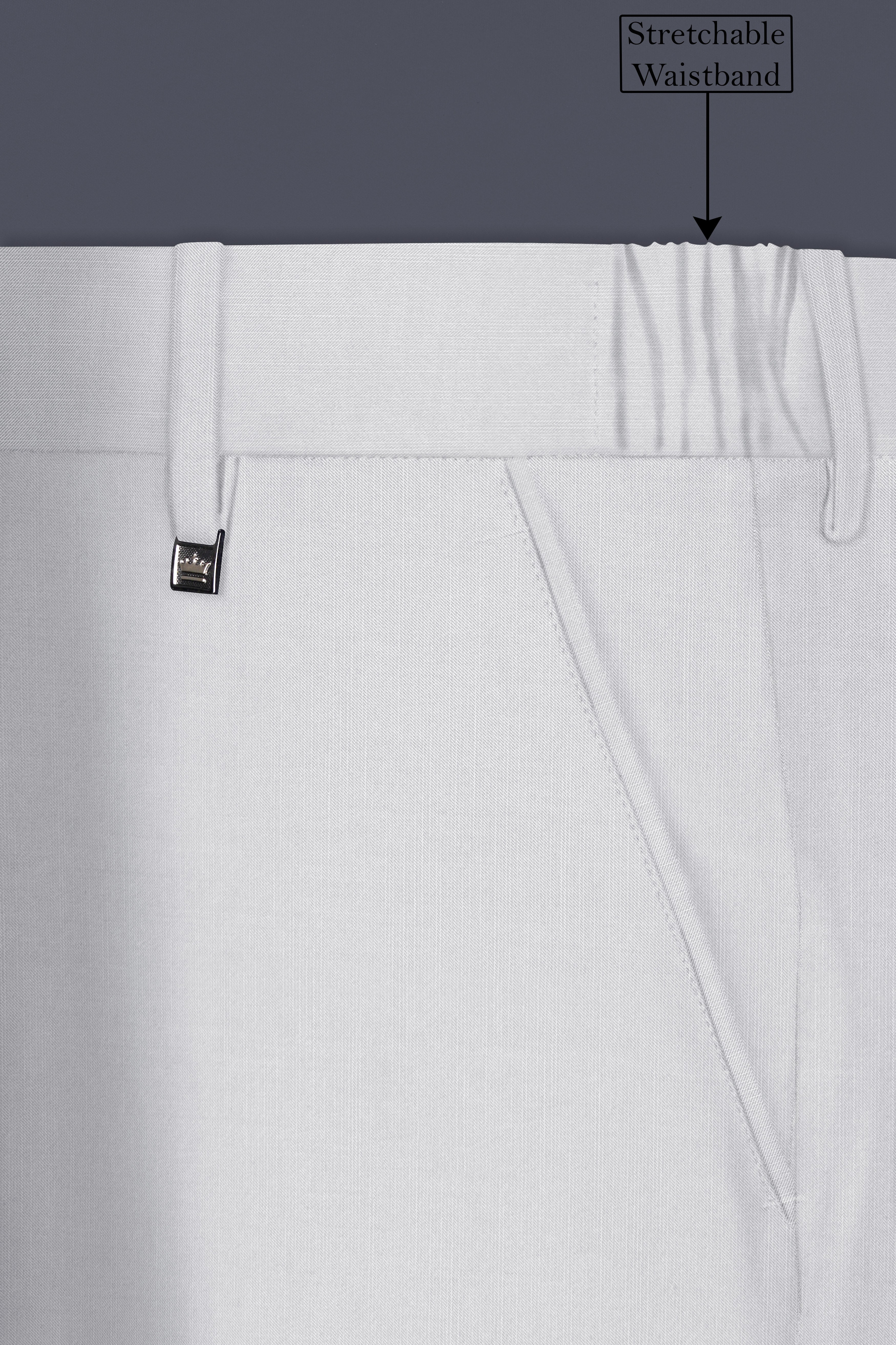 Granite-Alto Gray Solid Wool Rich Single Breasted Slight Stretch Suit