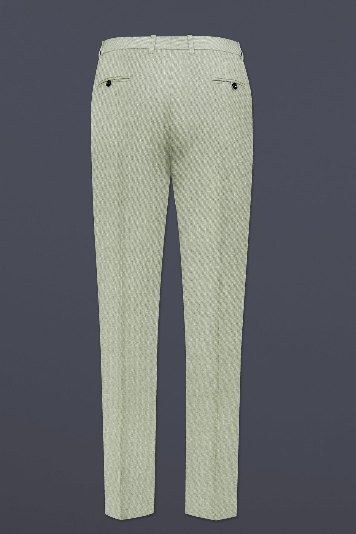 Lichen-Norway Green Solid Wool Rich Single Breasted Slight Stretch Suit