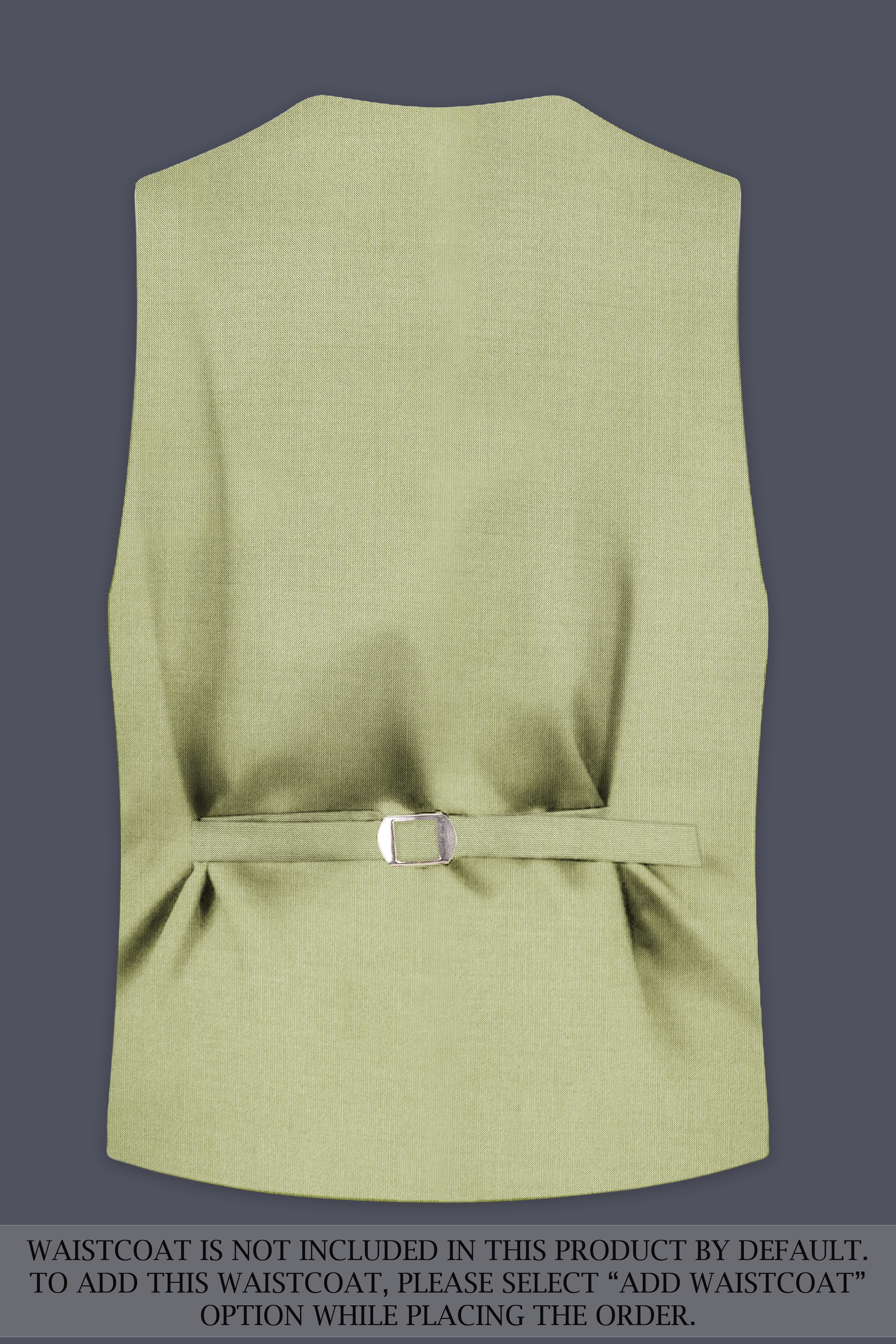 Marsh-Swamp Green Solid Wool Rich Single Breasted Stretchable Traveler Suit