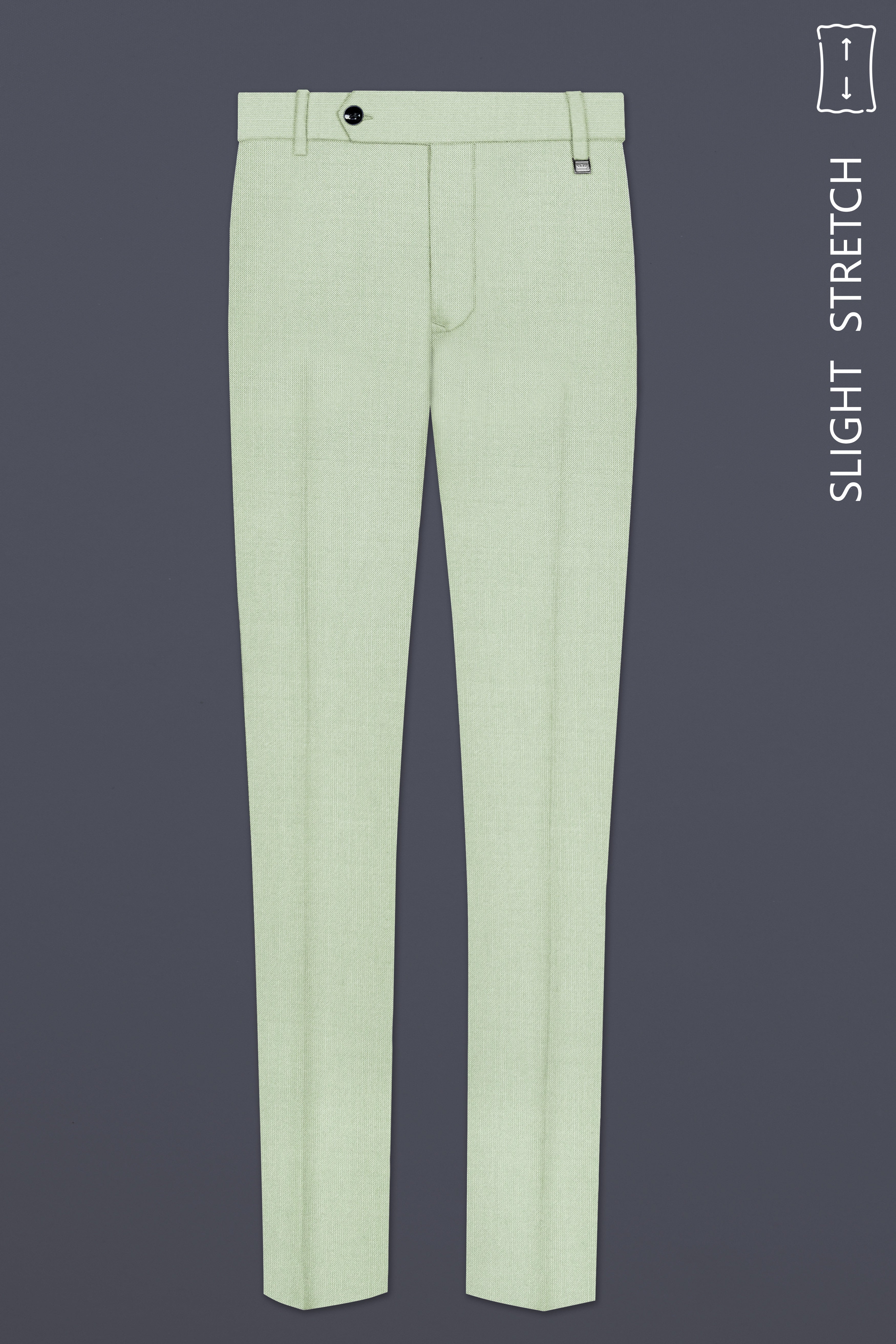 Lichen-Norway Green Solid Wool Rich Double Breasted Slight Stretch Suit