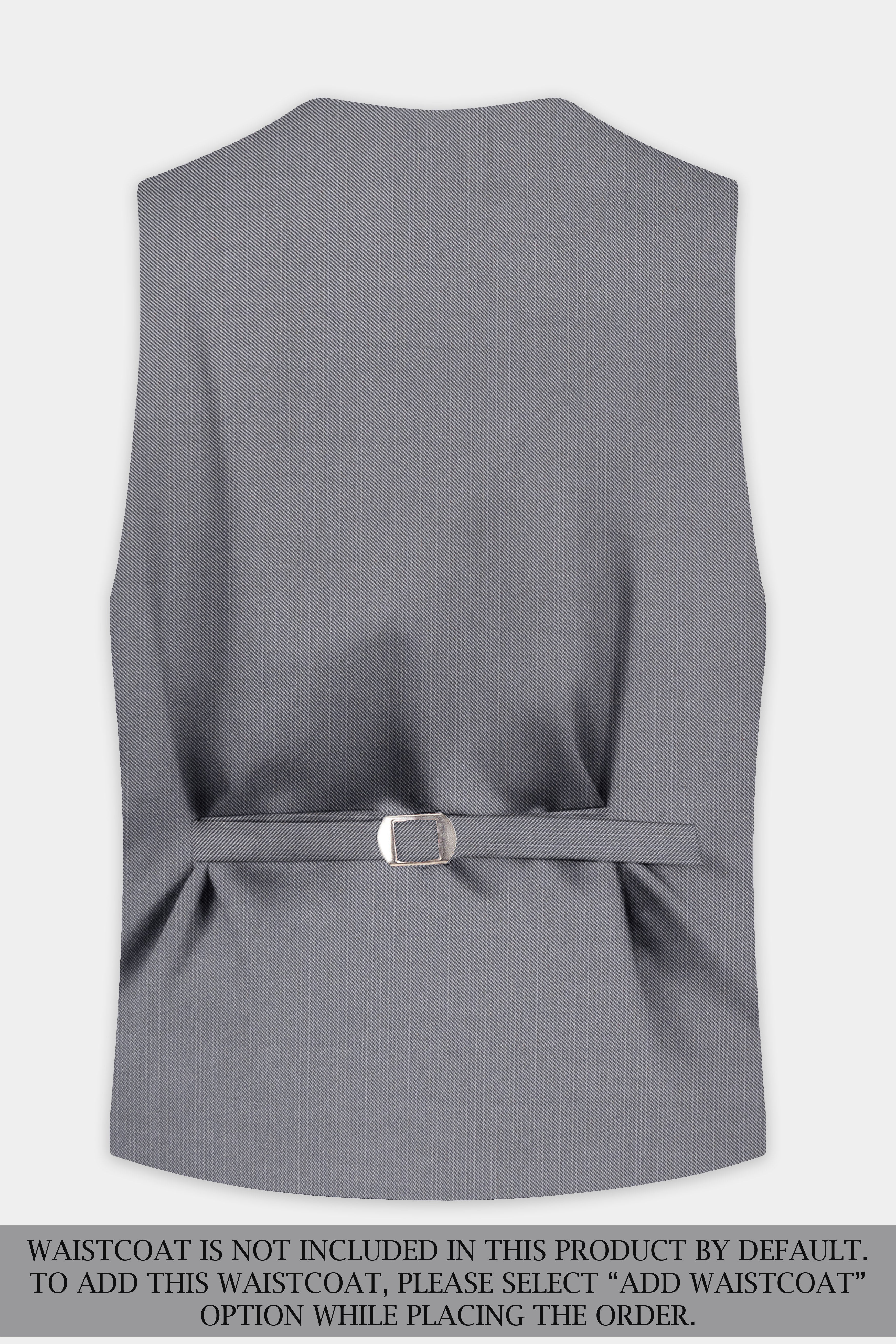 Dorian-Friar Gray Solid Wool Rich Single Breasted Slight Stretch Suit